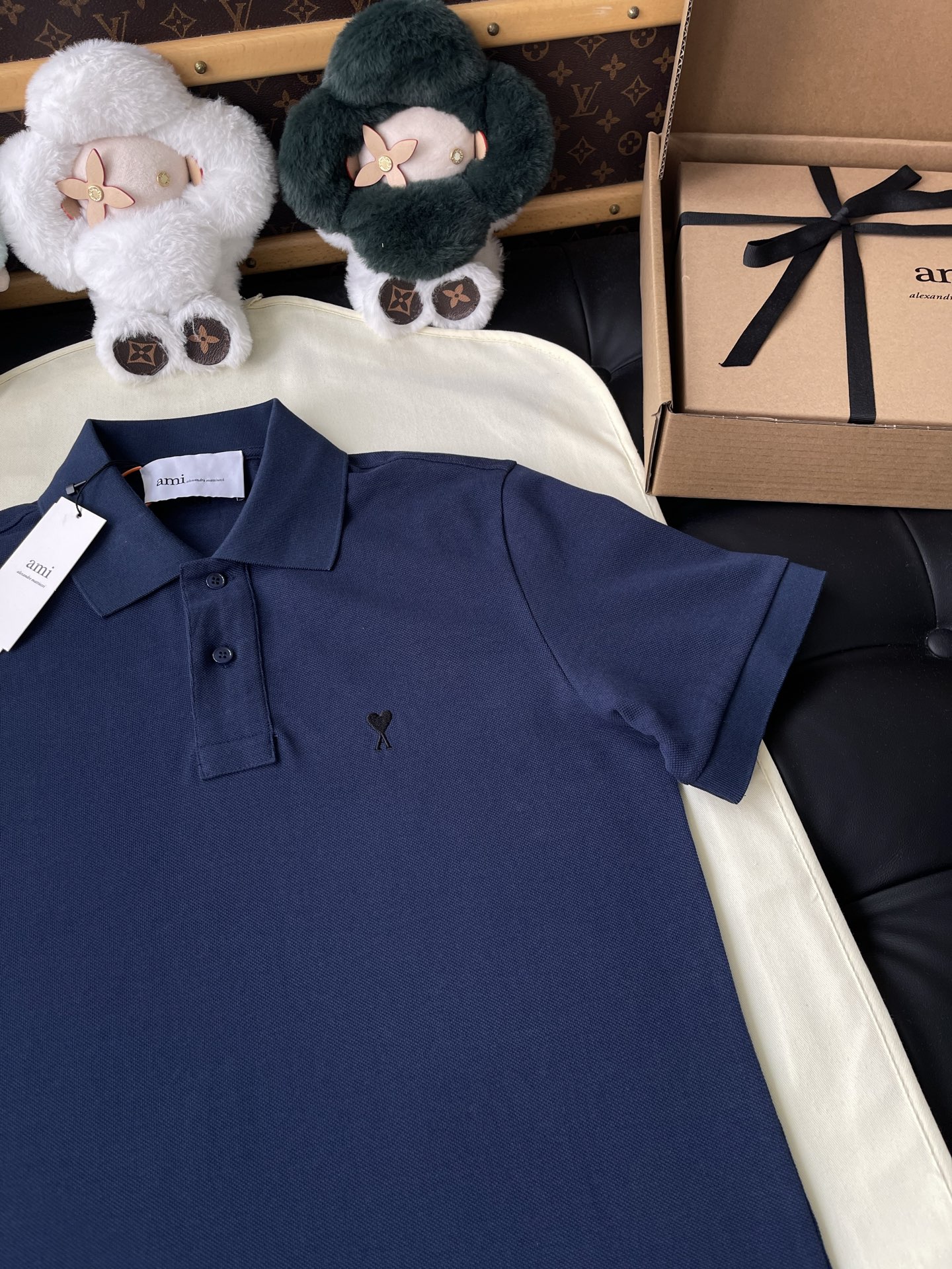 Heart-A Short-Sleeve Polo — product photograph