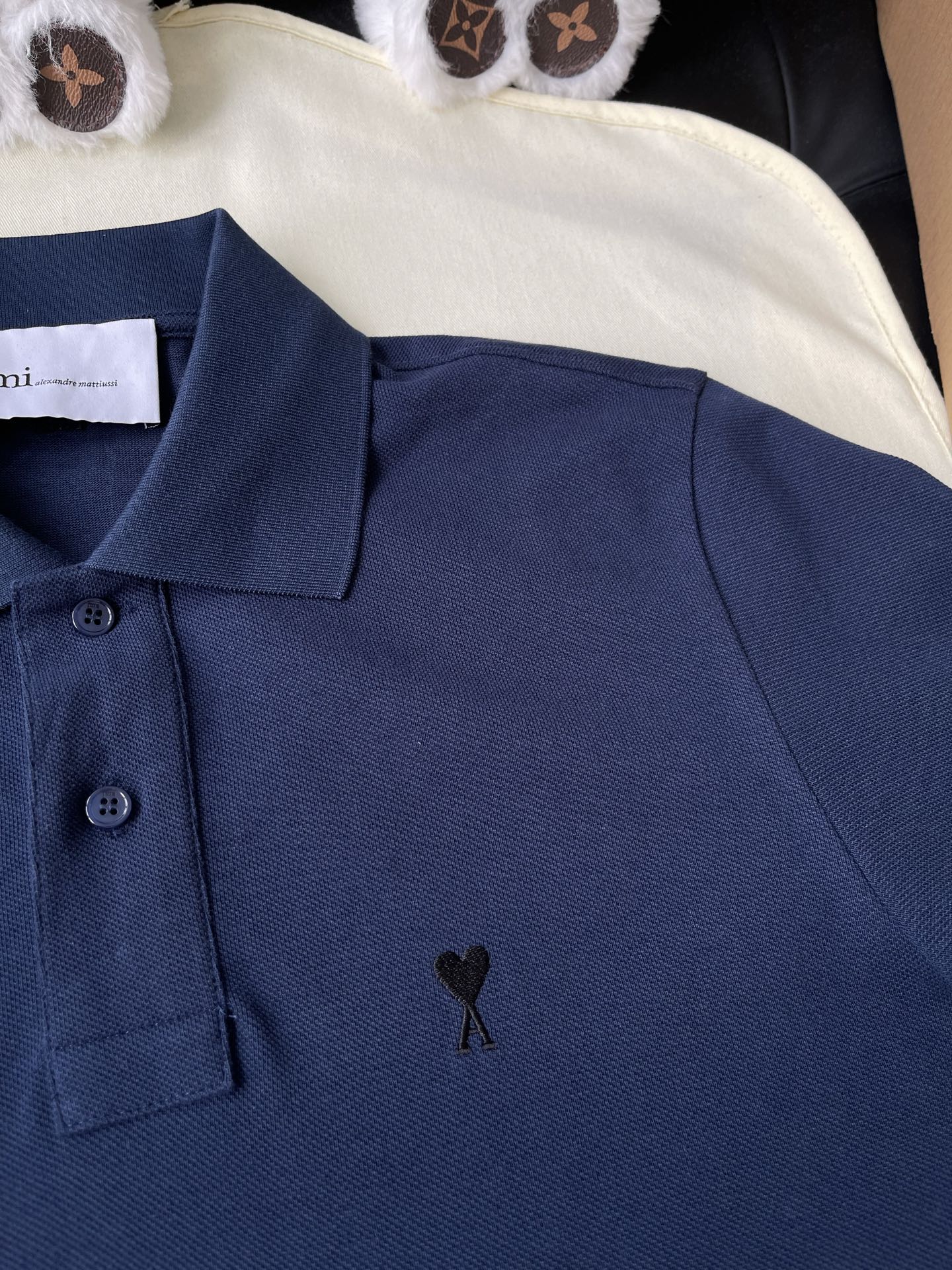 Heart-A Short-Sleeve Polo — product photograph