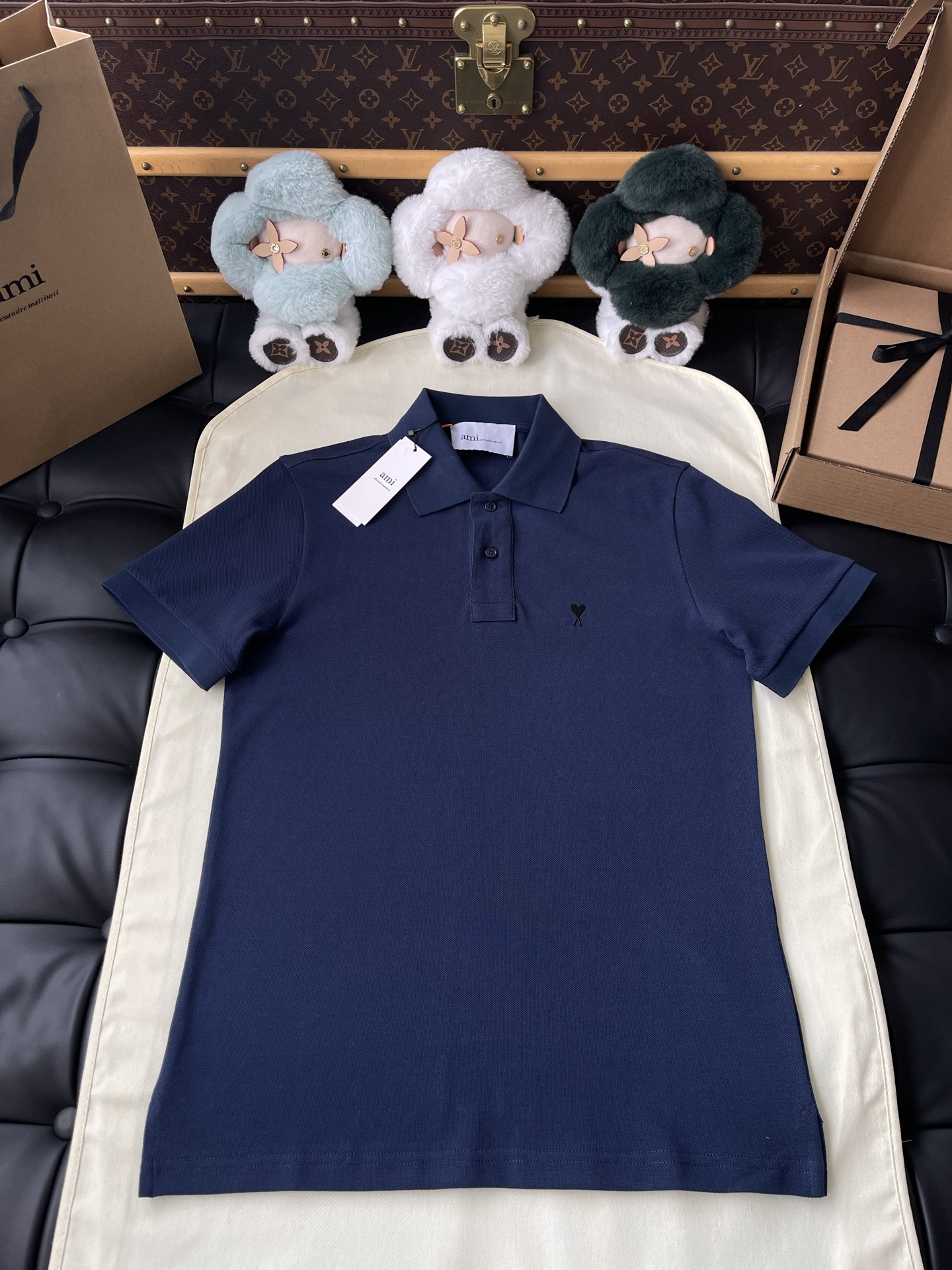 Heart-A Short-Sleeve Polo — product photograph