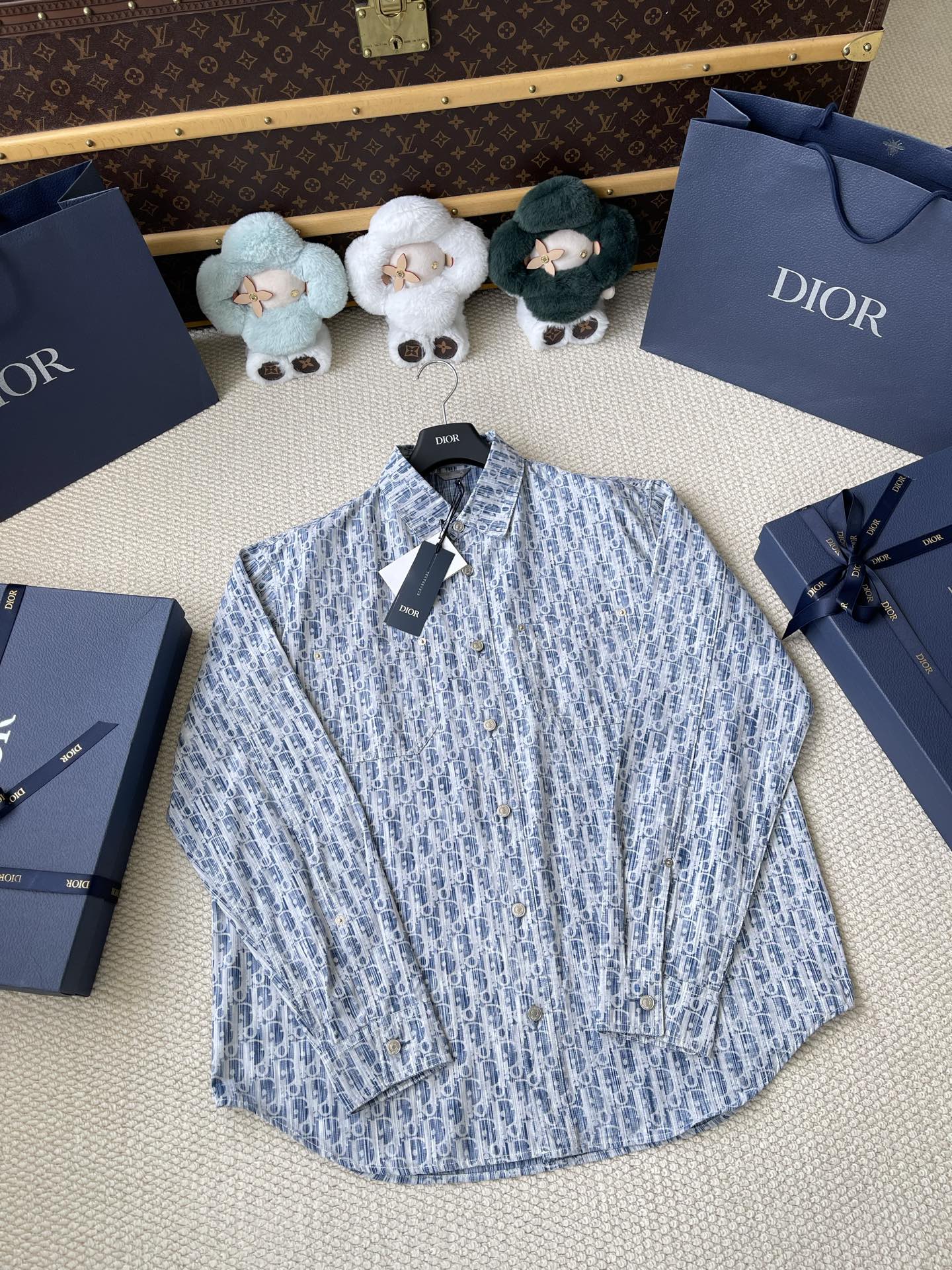 Oblique Long-Sleeve Shirt — product photograph