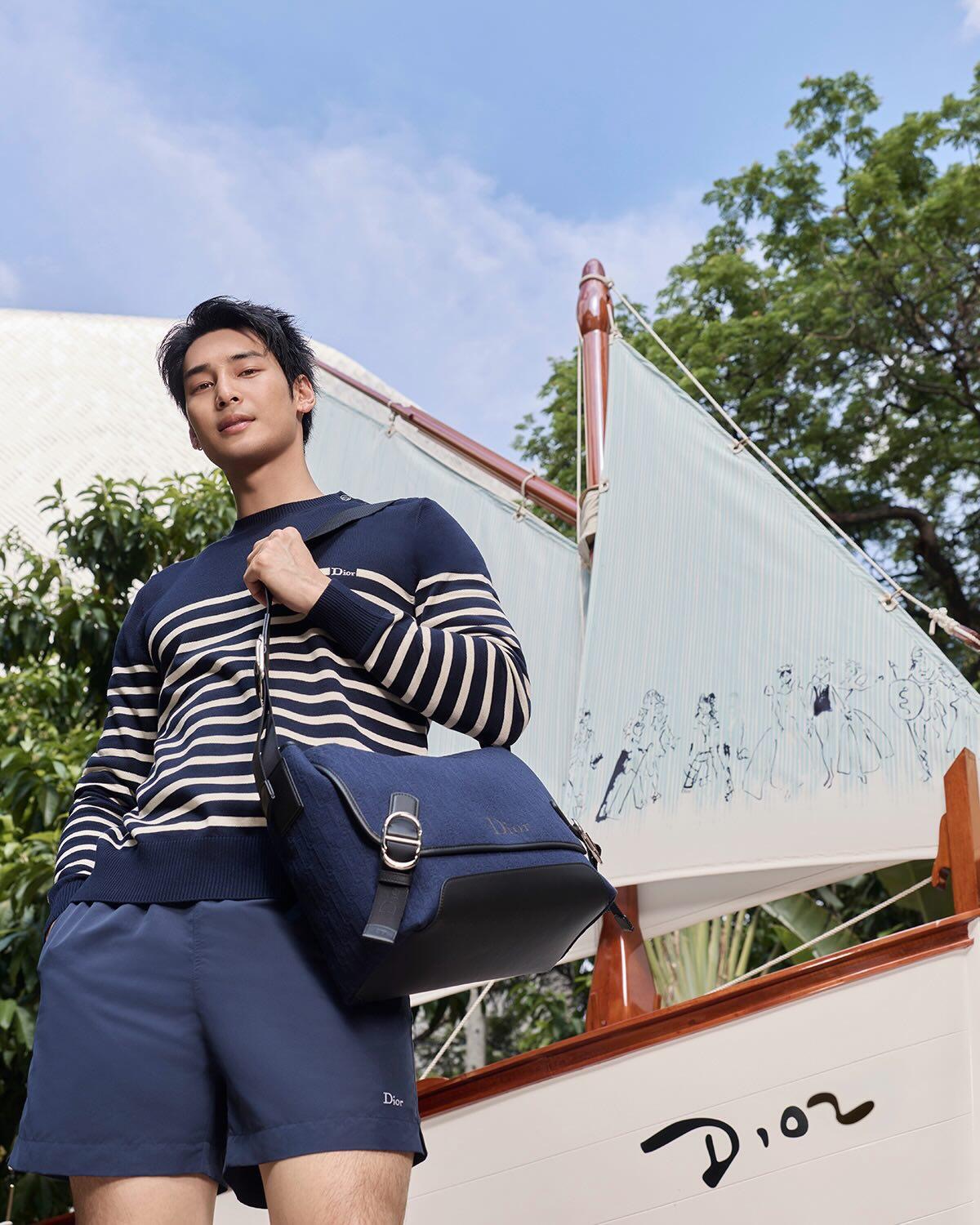 Breton Stripe Button-Shoulder Sweater — product photograph