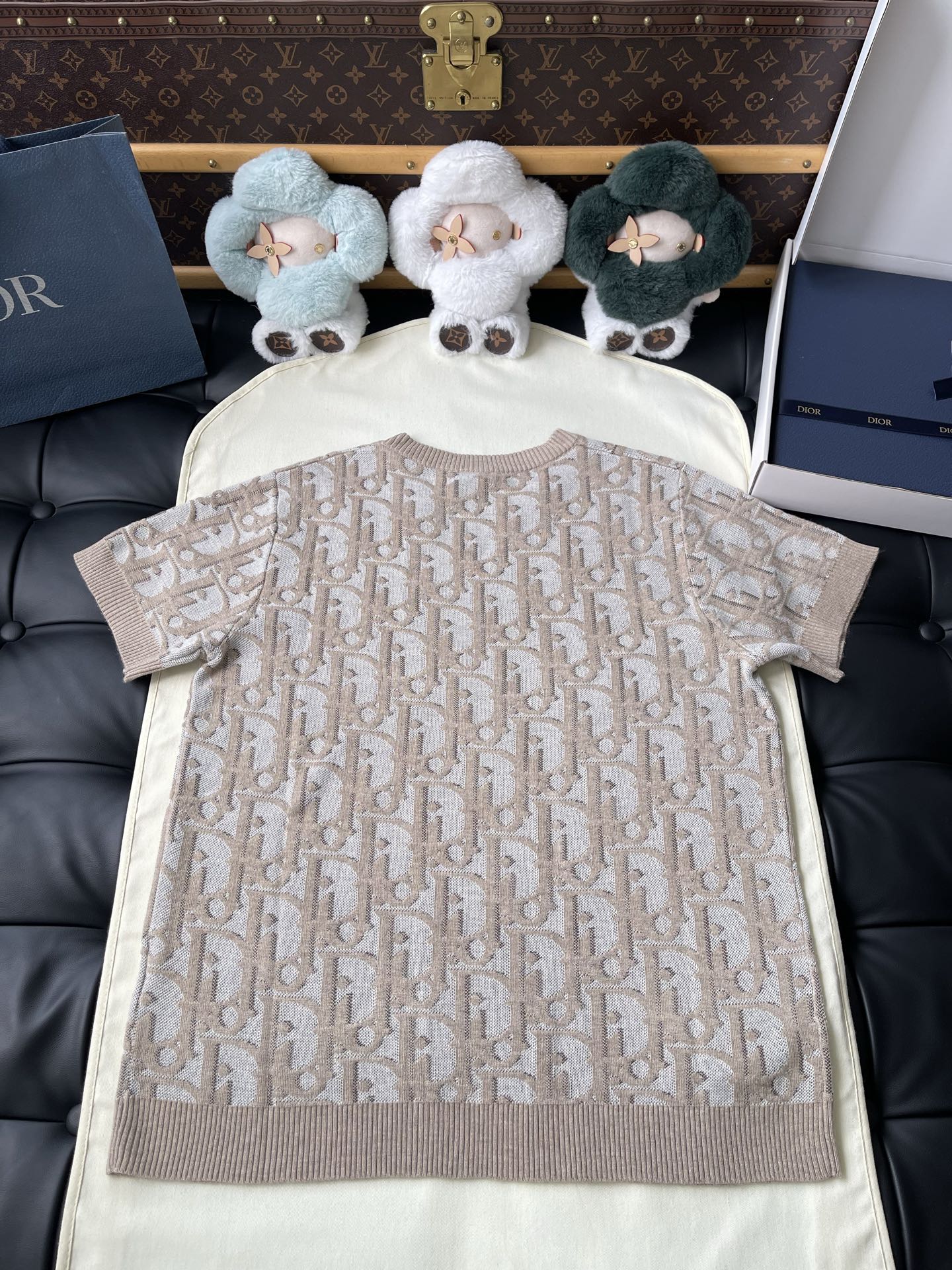 Large Oblique Monogram Knit Top — product photograph
