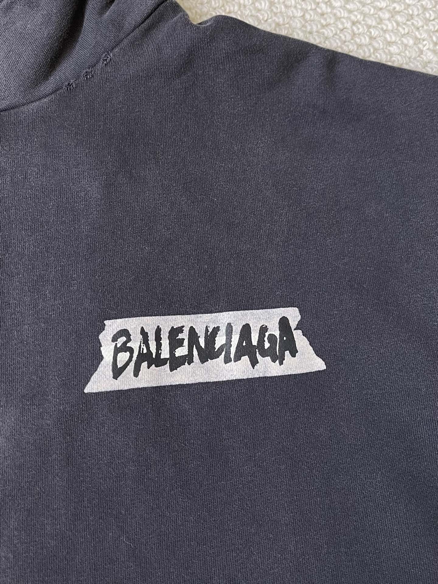Tape-Wordmark Quarter-Zip Pullover — product photograph