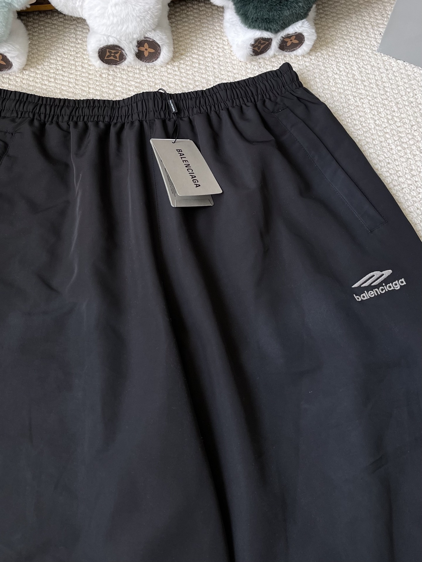 Logo-Tape Wide-Leg Track Pants — product photograph