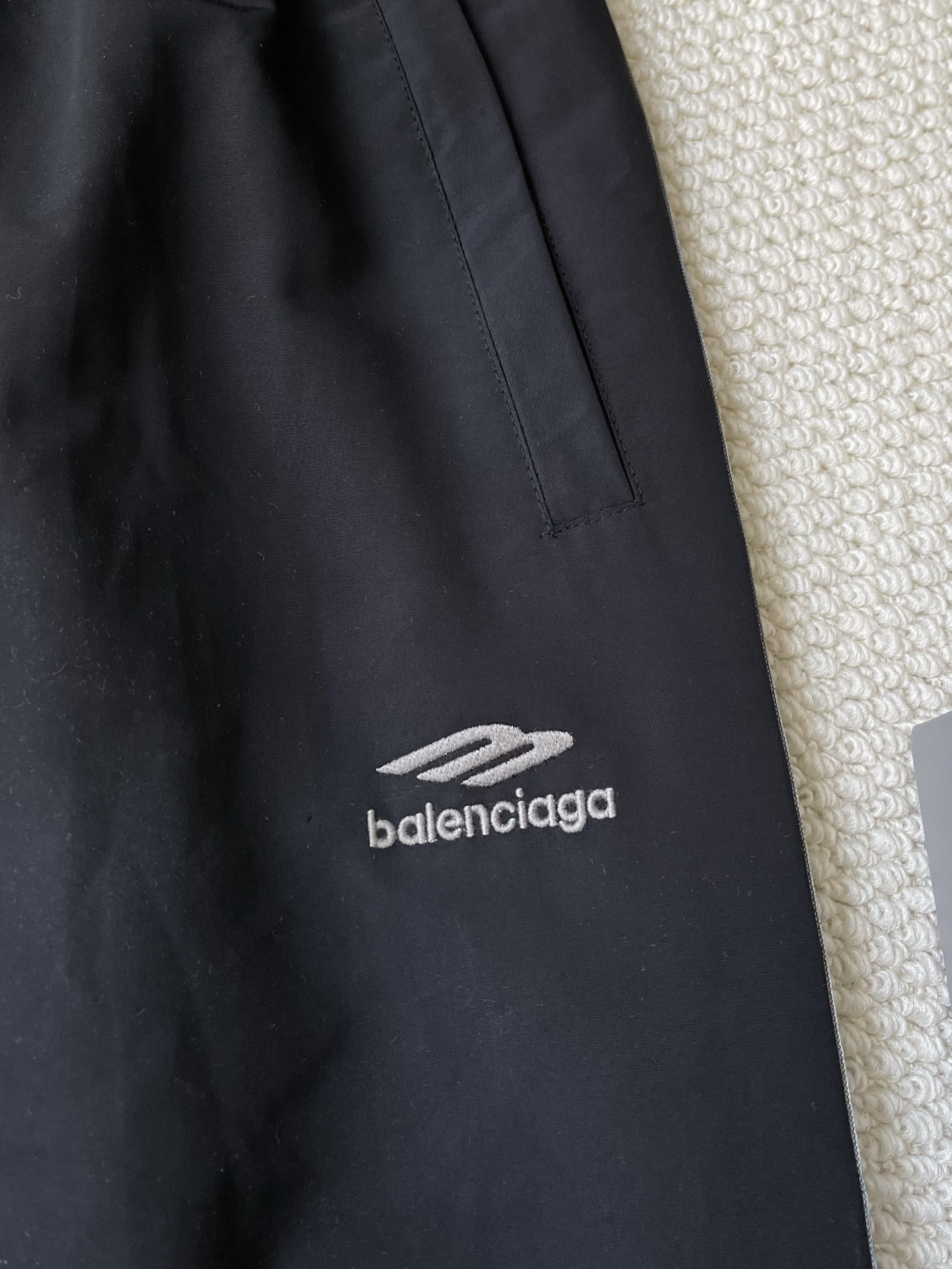 Logo-Tape Wide-Leg Track Pants — product photograph
