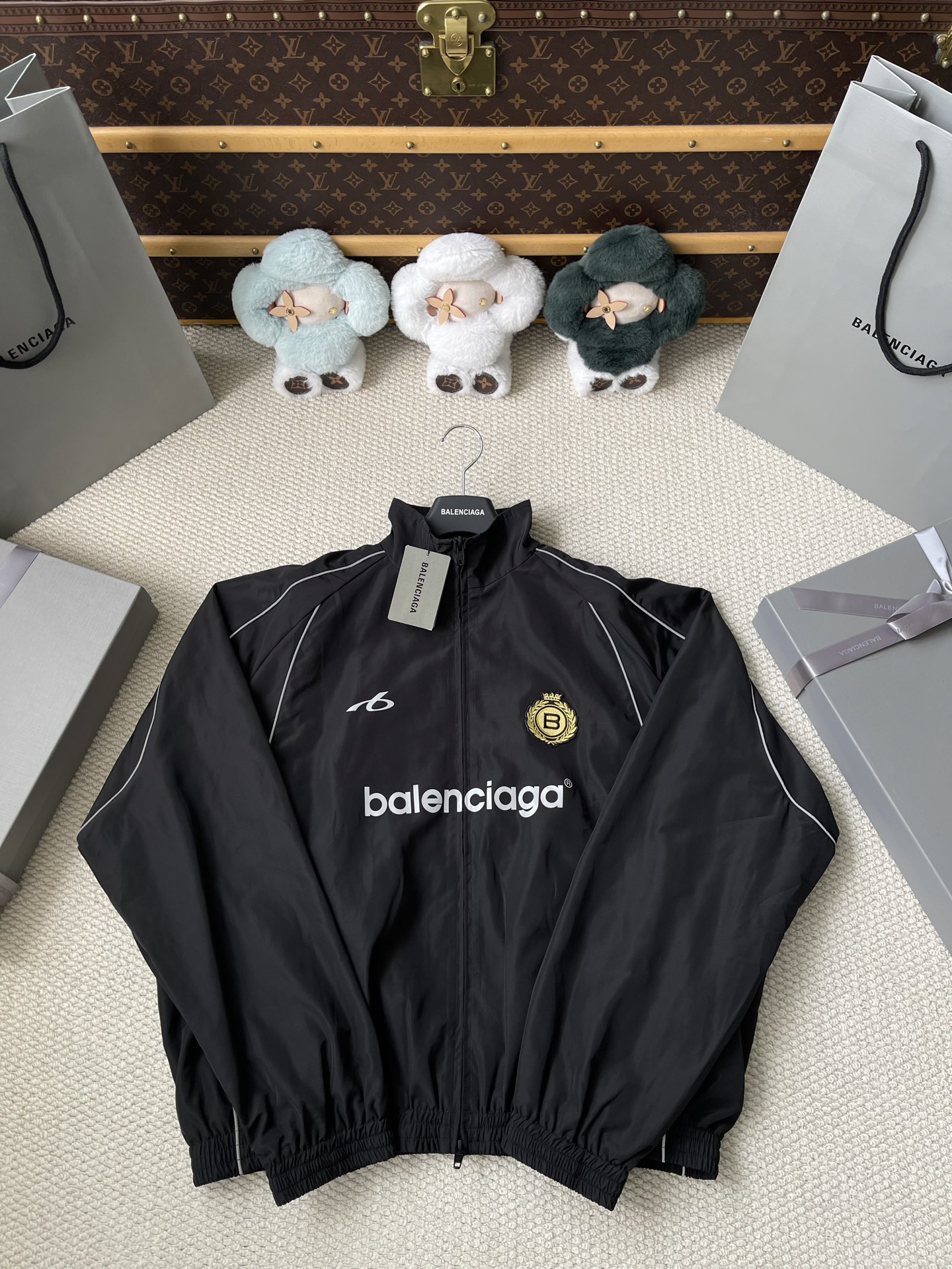 Black-Crest Quarter-Zip Matching Separates — product photograph