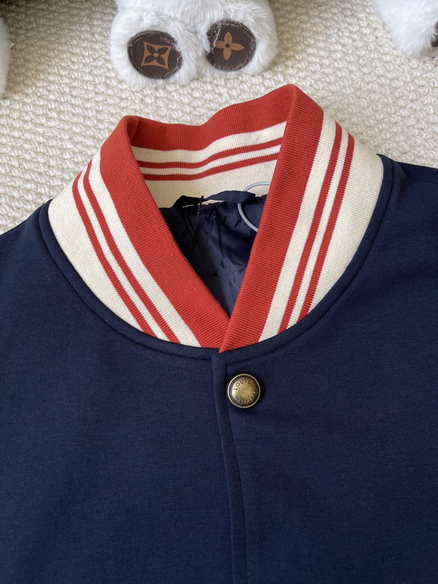 Lettering-Back Varsity Bomber — product photograph