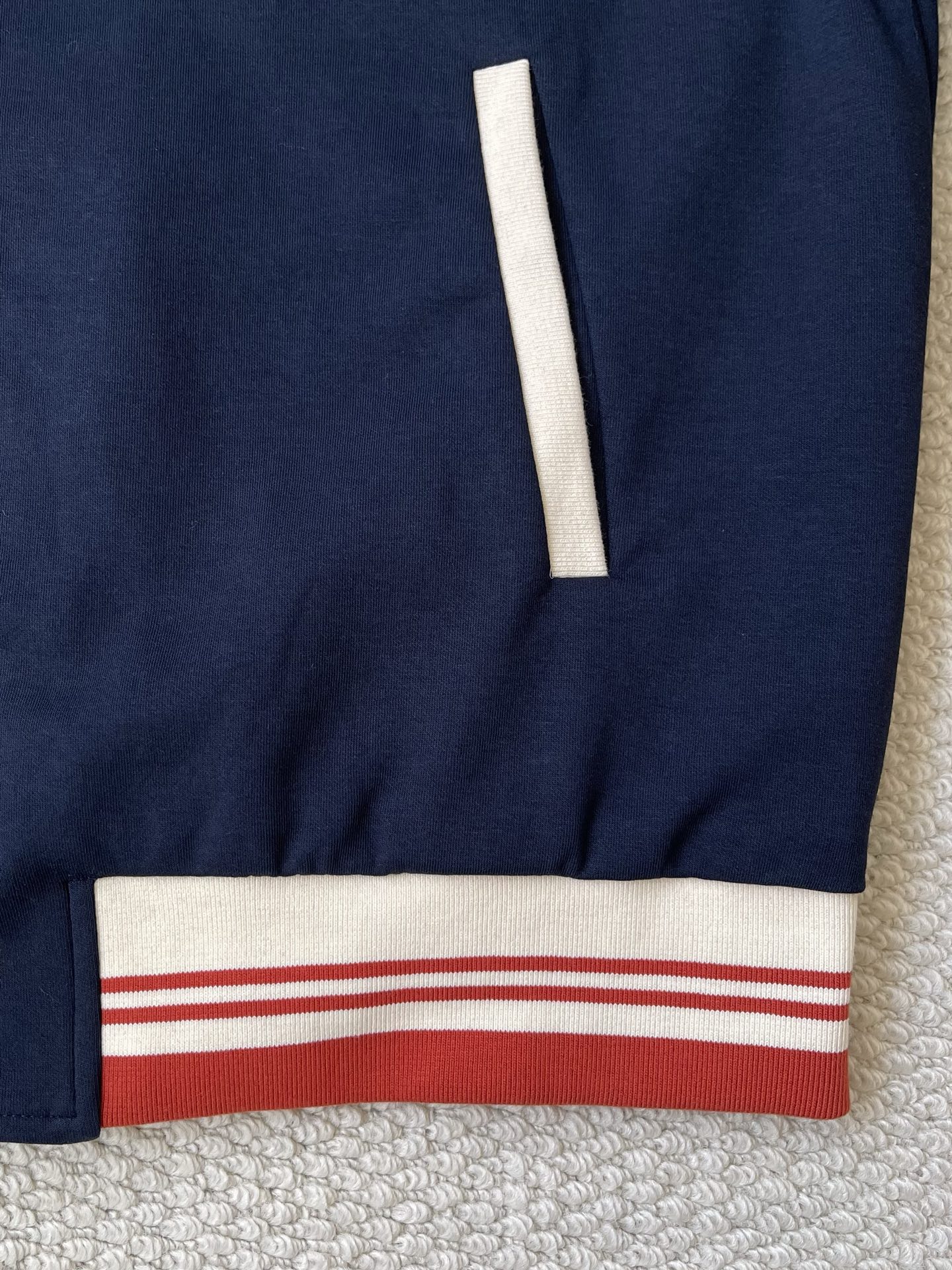 Lettering-Back Varsity Bomber — product photograph