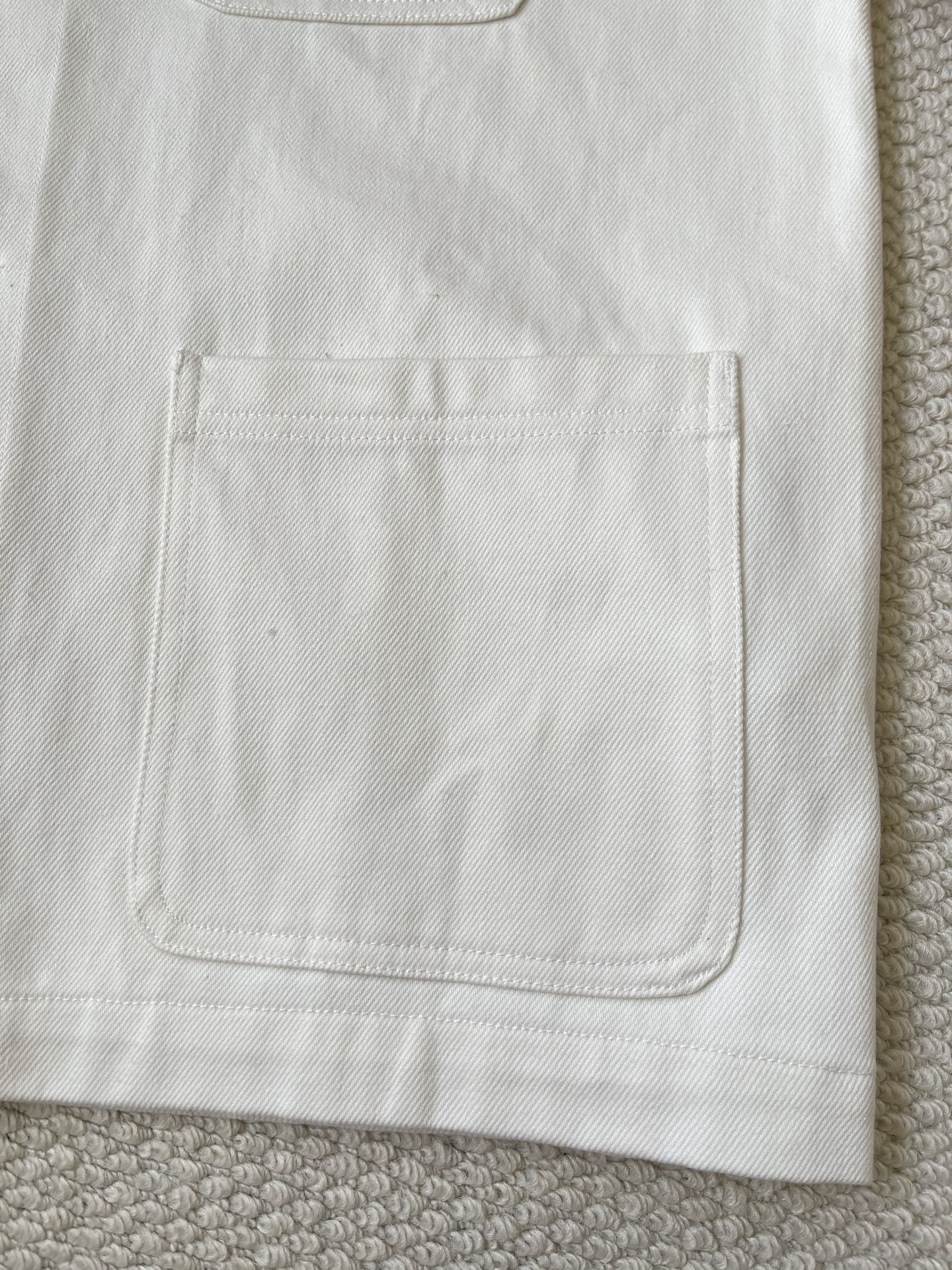 Embroidered-Motif Button Overshirt — product photograph