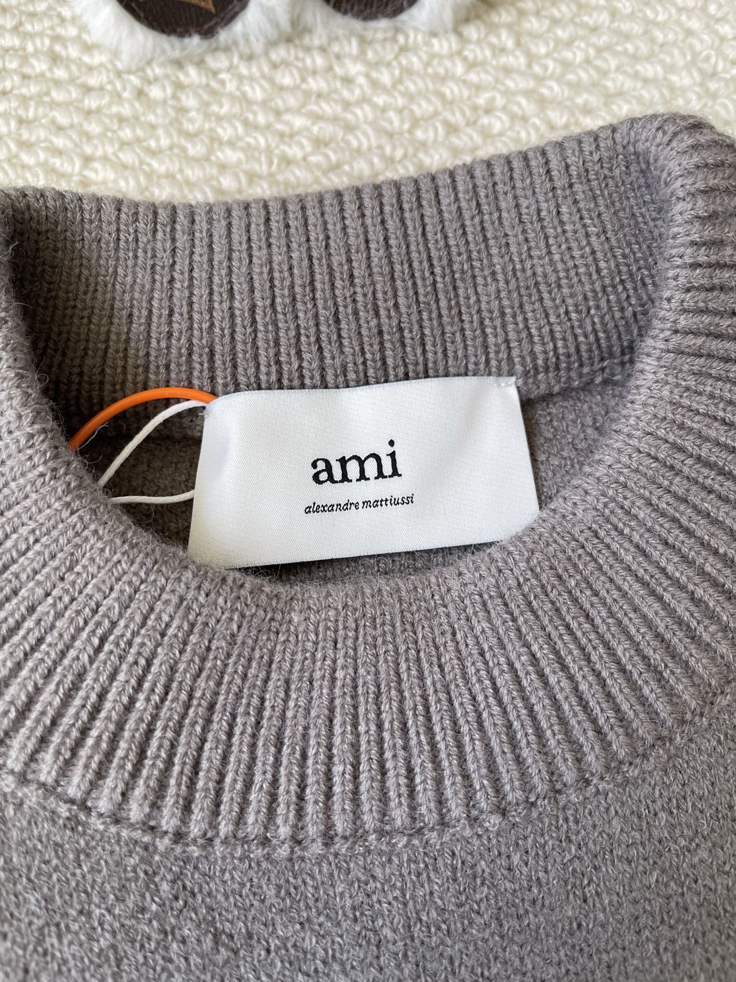 Large-Heart Crewneck Sweater — product photograph