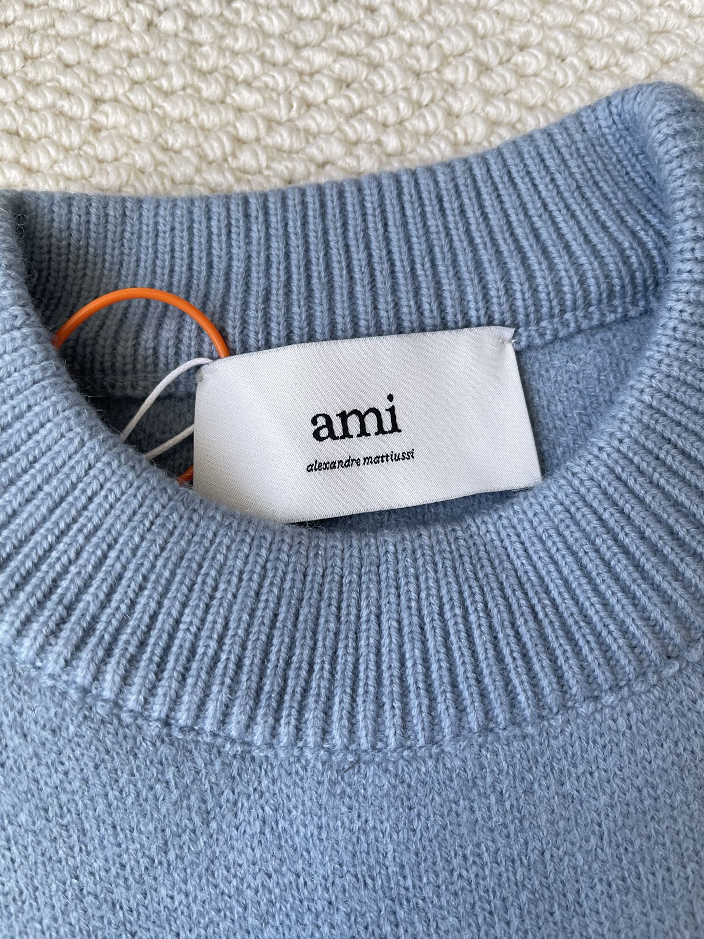Large-Heart Crewneck Sweater — product photograph