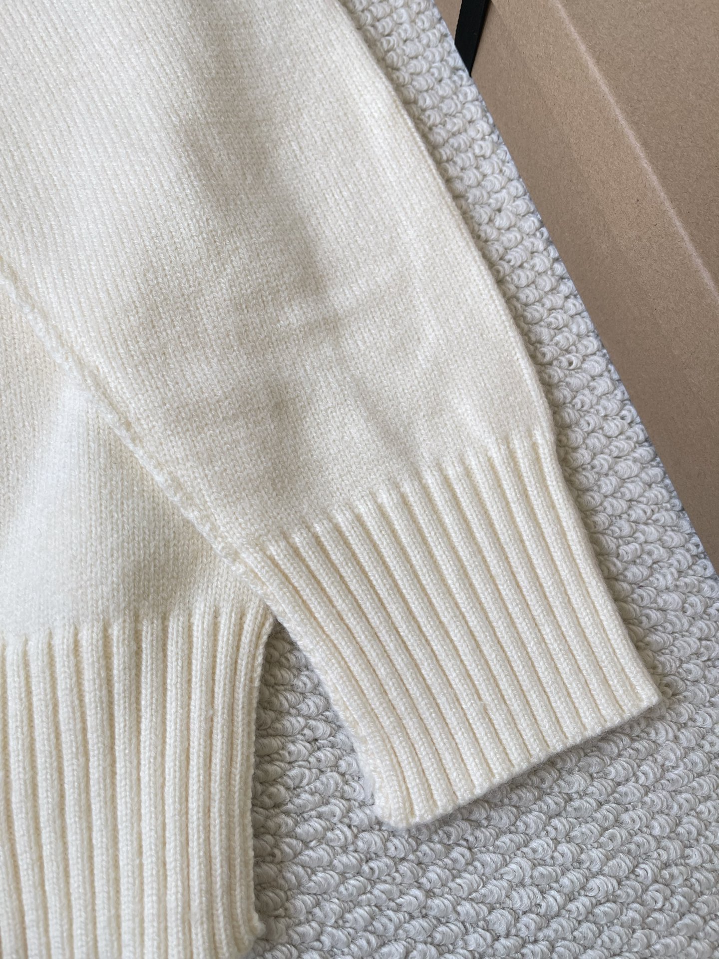 Heart-Logo V-Neck Cardigan — product photograph