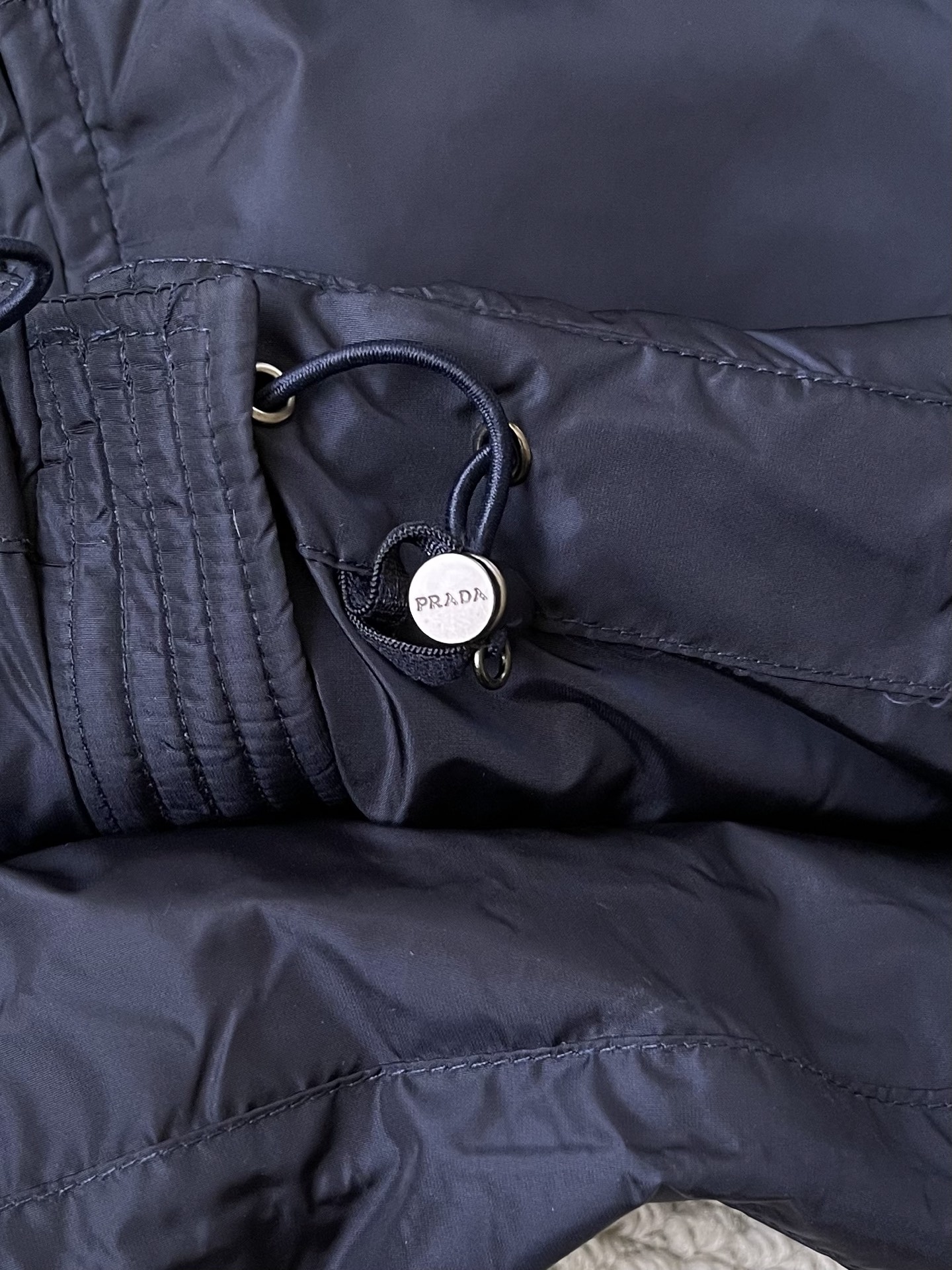 Sleeve-Pocket Quilted Jacket — product photograph