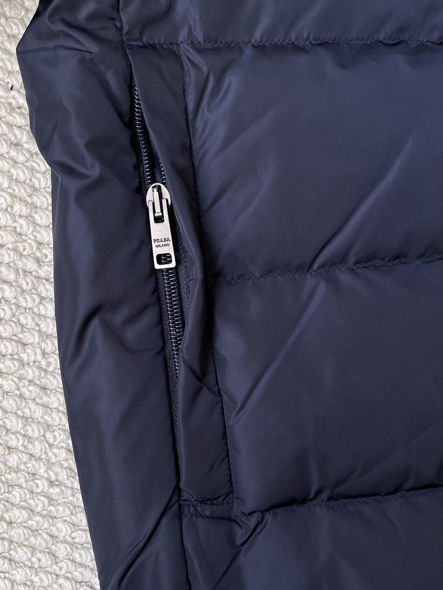 Sleeve-Pocket Quilted Jacket — product photograph