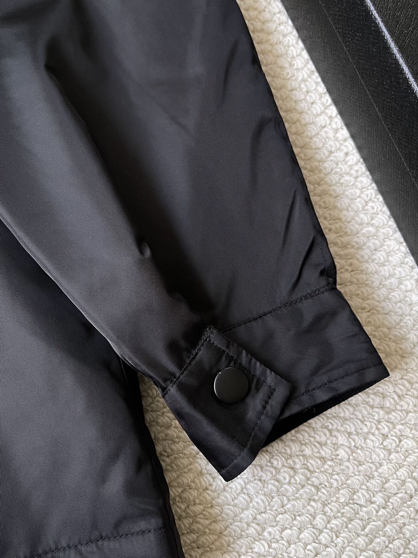 Triangle-Pocket Button Overshirt — product photograph