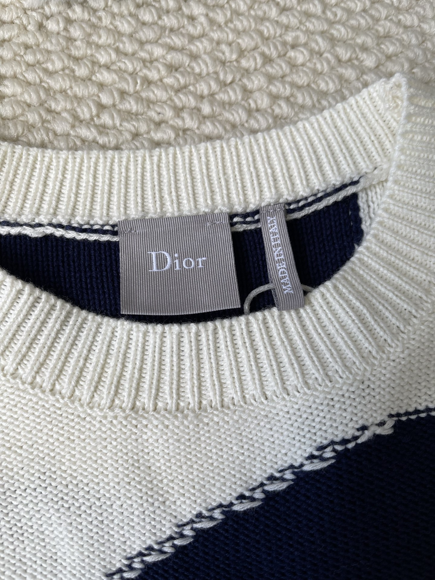 Heart-Motif Crewneck Sweater — product photograph