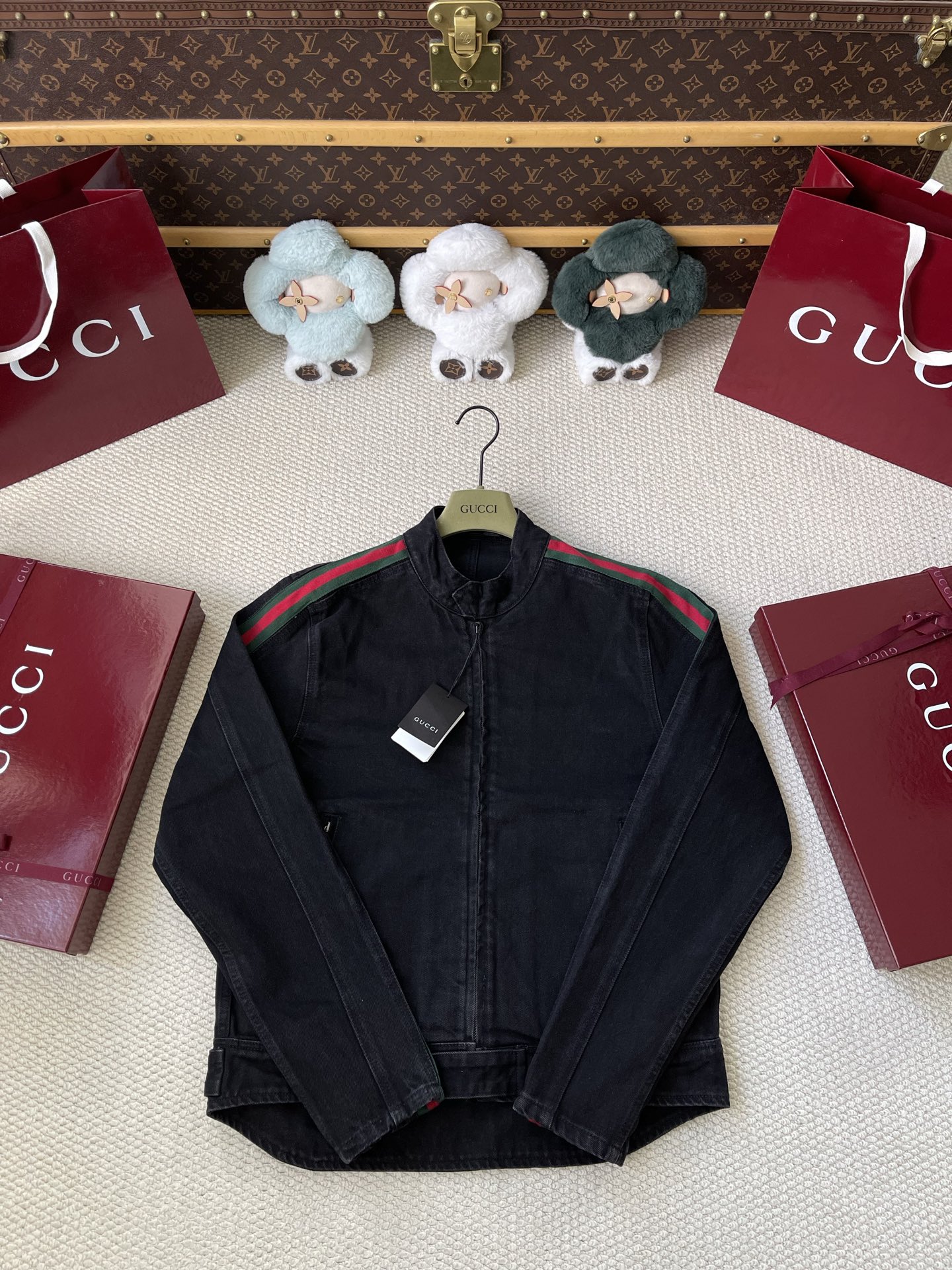 Web-Stripe Zip Bomber — product photograph