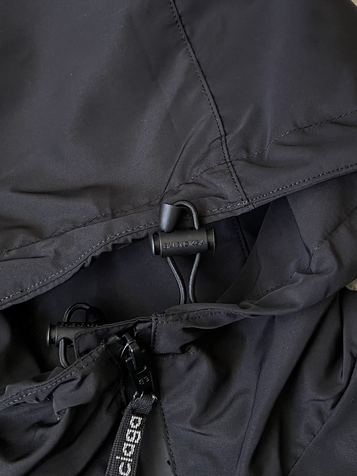Contrast-Panel Hooded Matching Separates — product photograph