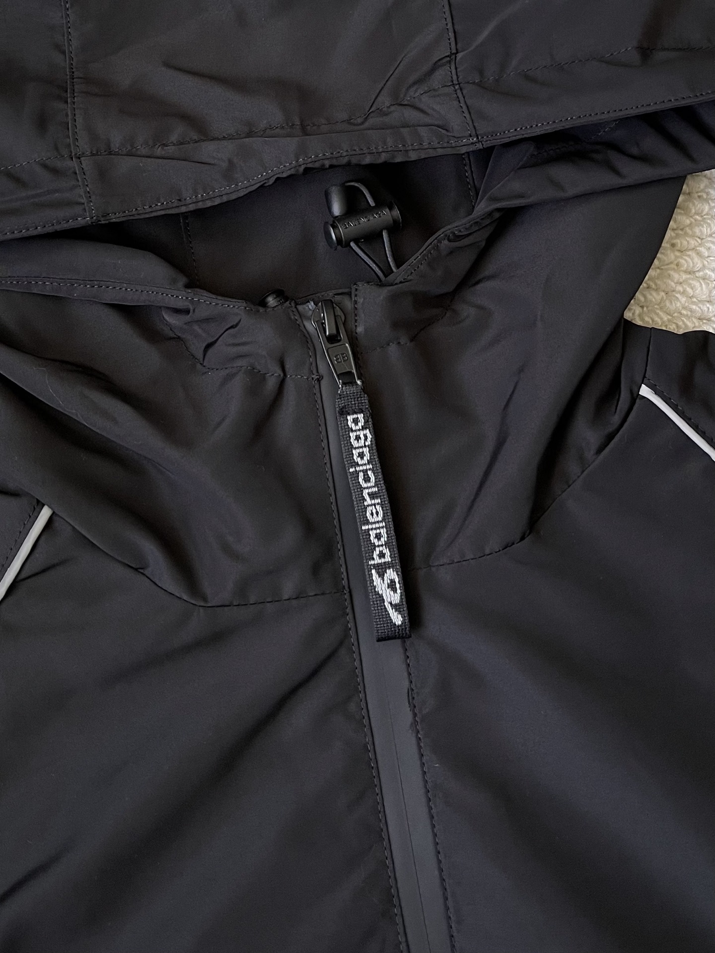 Contrast-Panel Hooded Matching Separates — product photograph