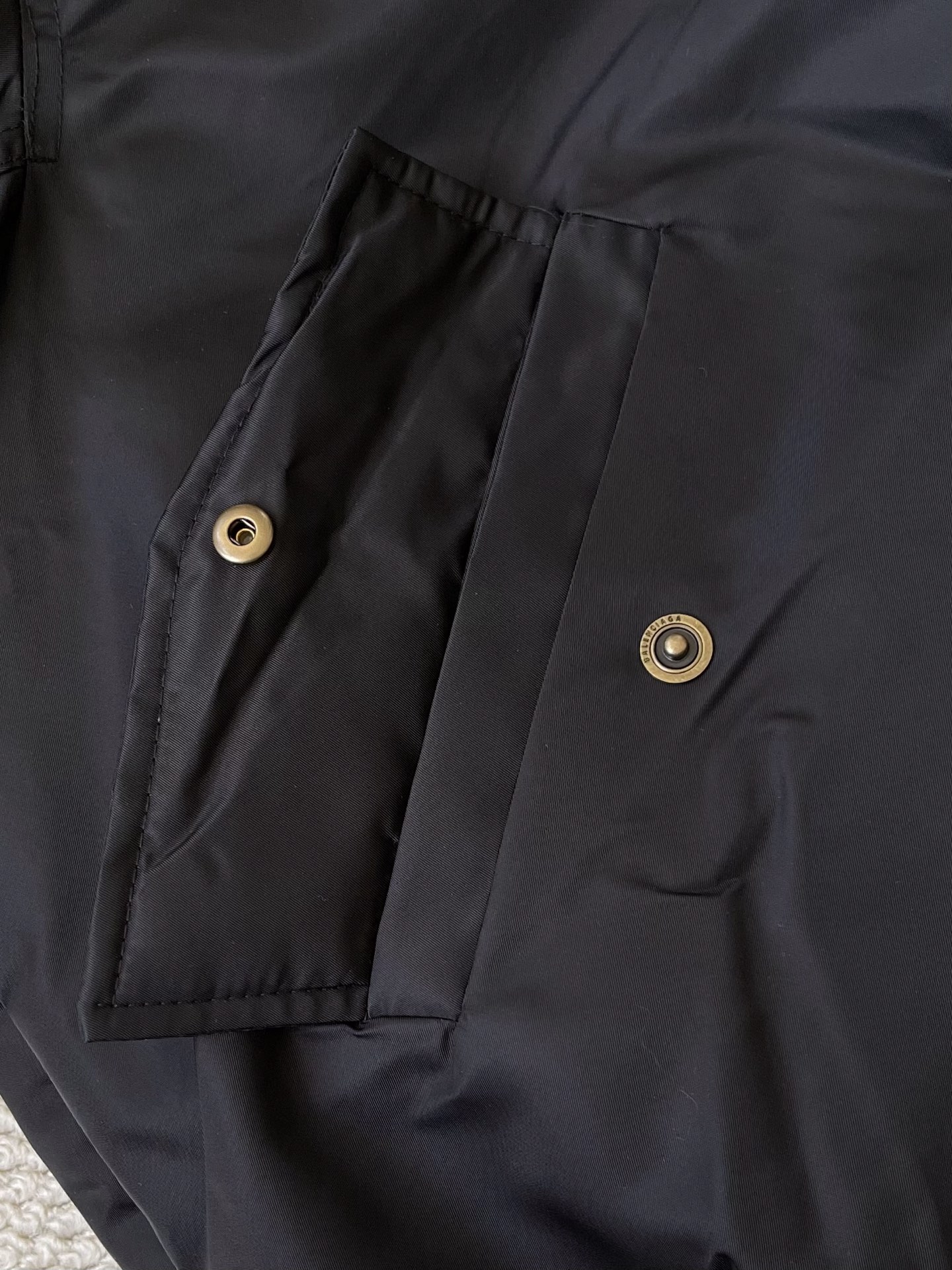 Back-Logo Hooded Bomber — product photograph