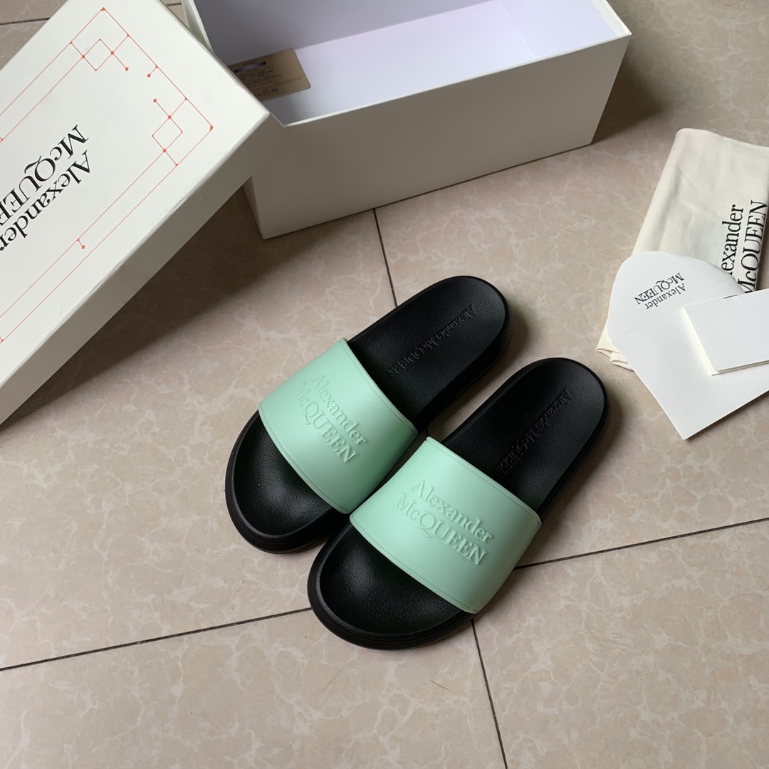 Alexander McQueen Slides: Original Design, Comfortable TPU Sole, All Colors Available