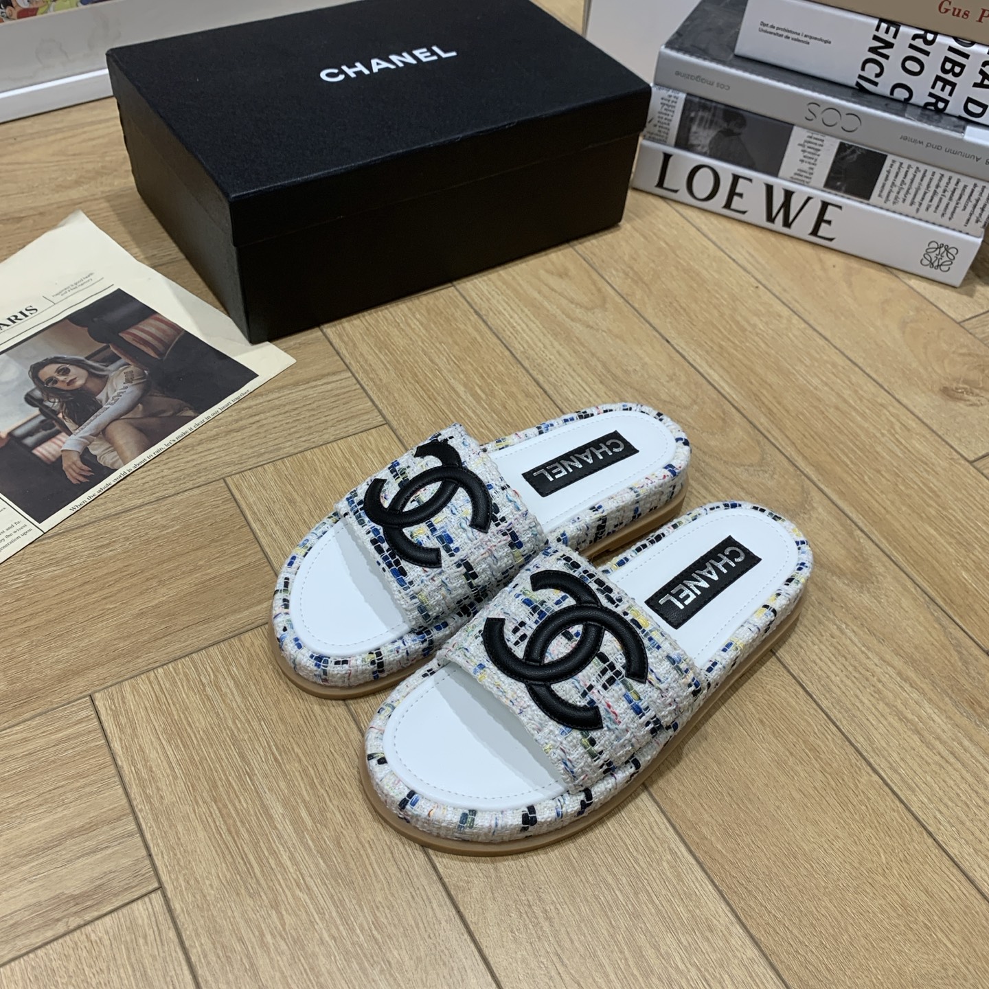 Chanel Women's CC Espadrille Slide Sandals - Stylish Summer Essential 4 i1742647985308 4202 0 1