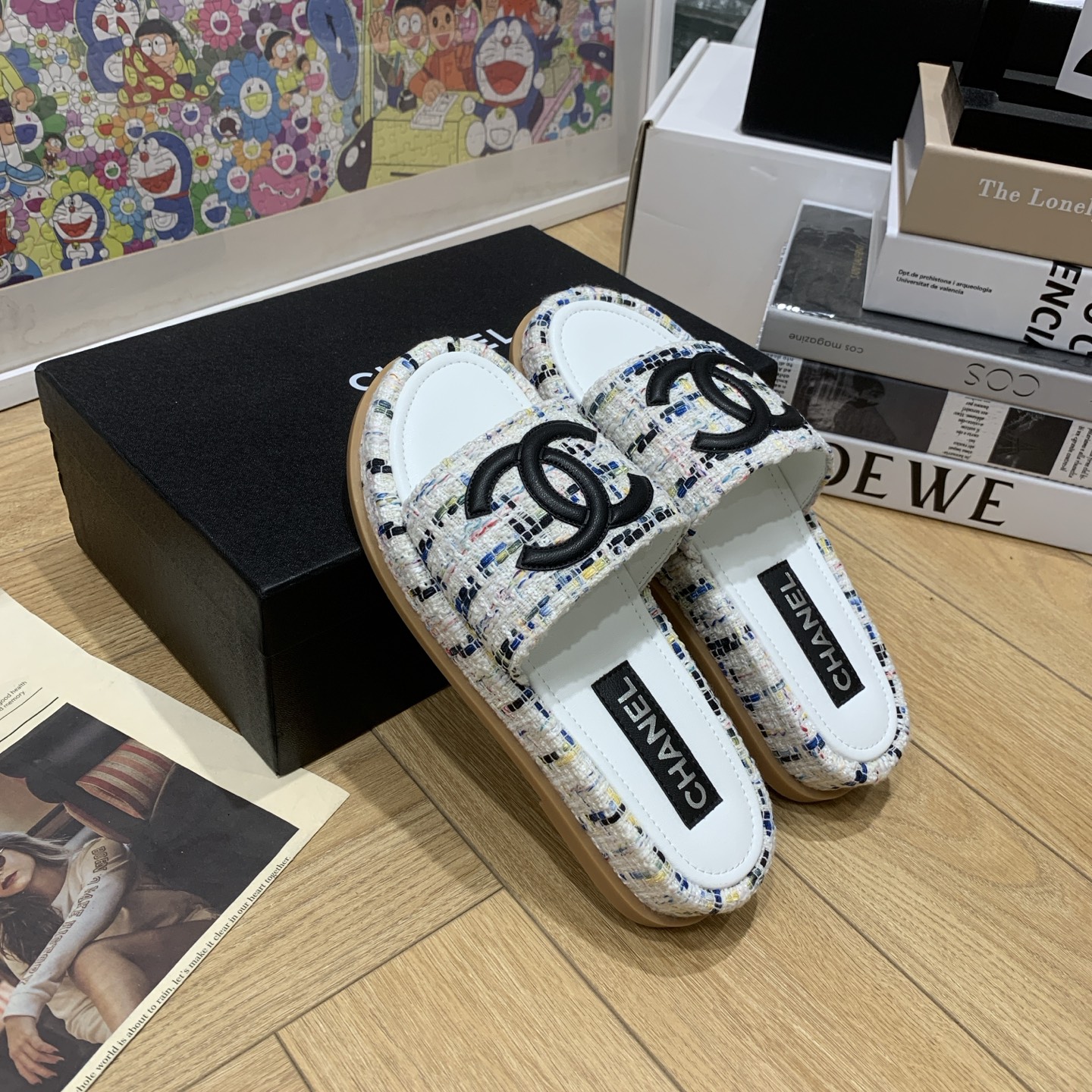 Chanel Women's CC Espadrille Slide Sandals - Stylish Summer Essential 8 i1742647986239 4260 0 6