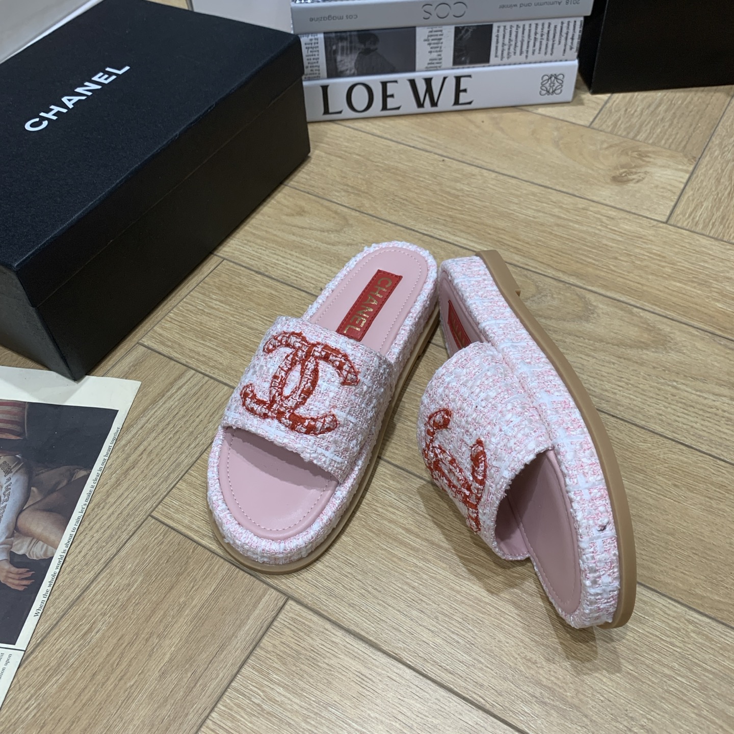 Chanel 2025 Resort CC Logo Espadrille Platform Slide Sandals 4 i1742648084883 9369 0 2