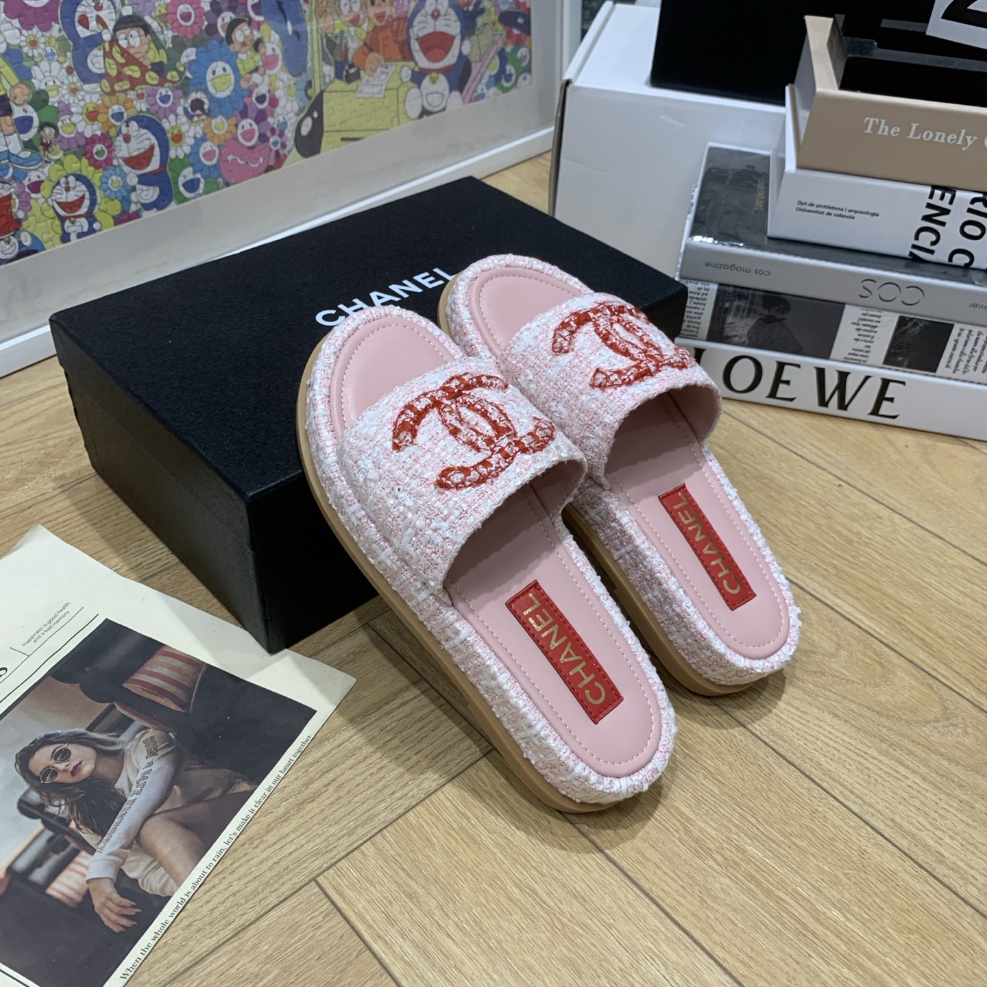 Chanel 2025 Resort CC Logo Espadrille Platform Slide Sandals 5 i1742648084899 9522 0 6