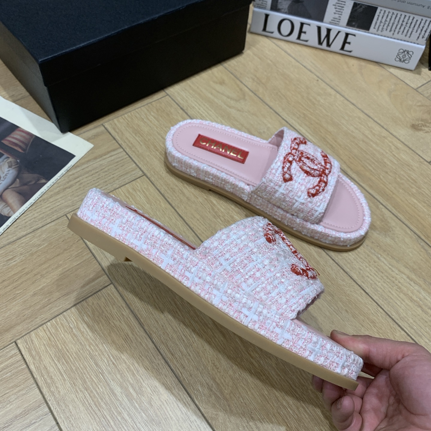 Chanel 2025 Resort CC Logo Espadrille Platform Slide Sandals 8 i1742648084932 7055 0 5
