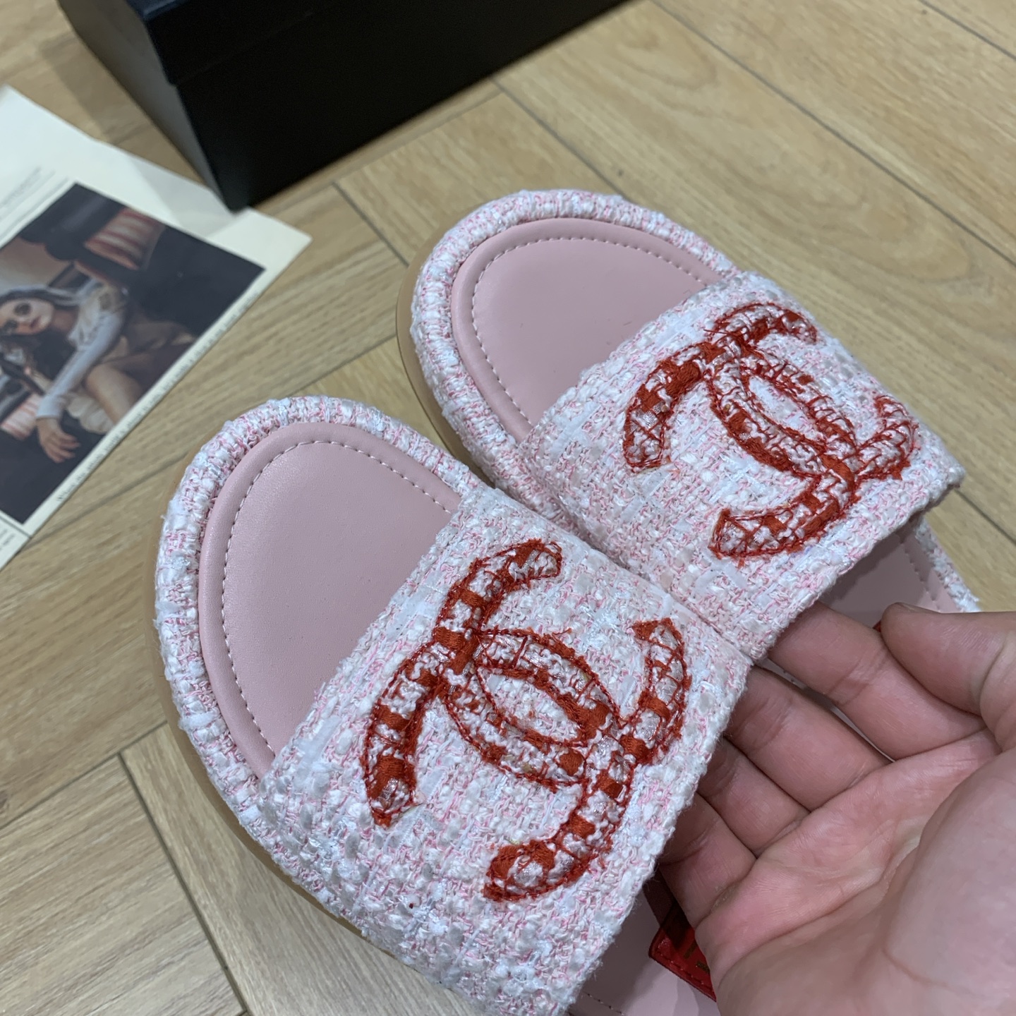 Chanel 2025 Resort CC Logo Espadrille Platform Slide Sandals 6 i1742648084974 6336 0 3