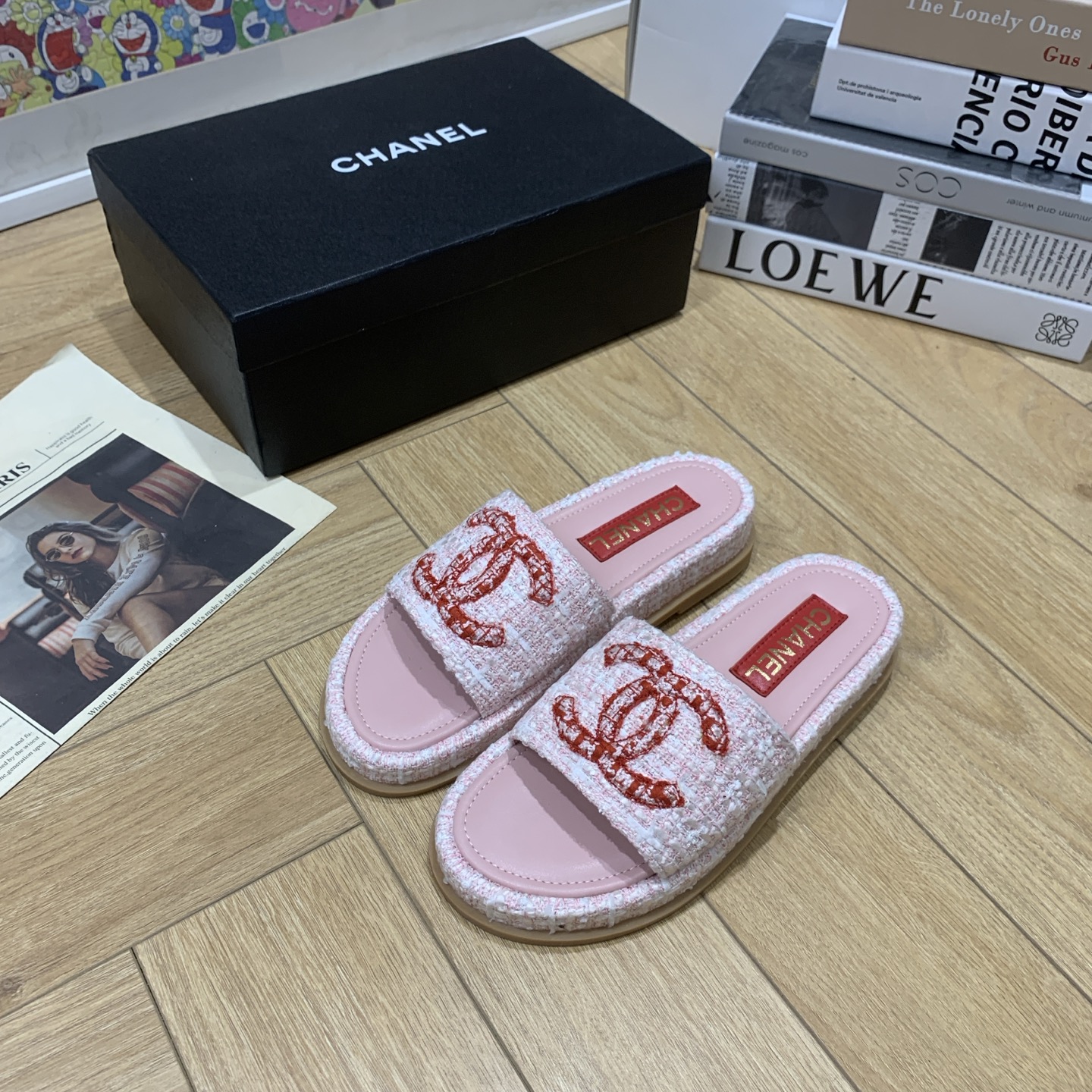 Chanel 2025 Resort CC Logo Espadrille Platform Slide Sandals 2 i1742648085727 821 0 1