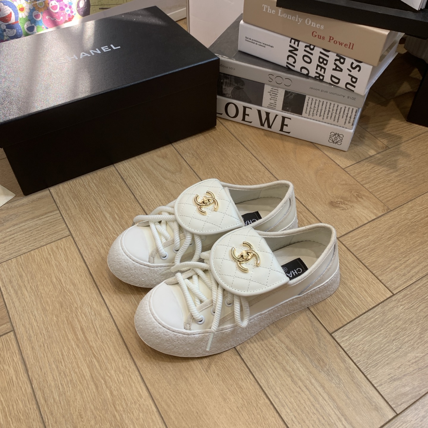 Chanel 2025 Spring/Summer Bookbag Buckle Canvas Casual Shoes and Slippers 6 i1743106955671 1693 0 3