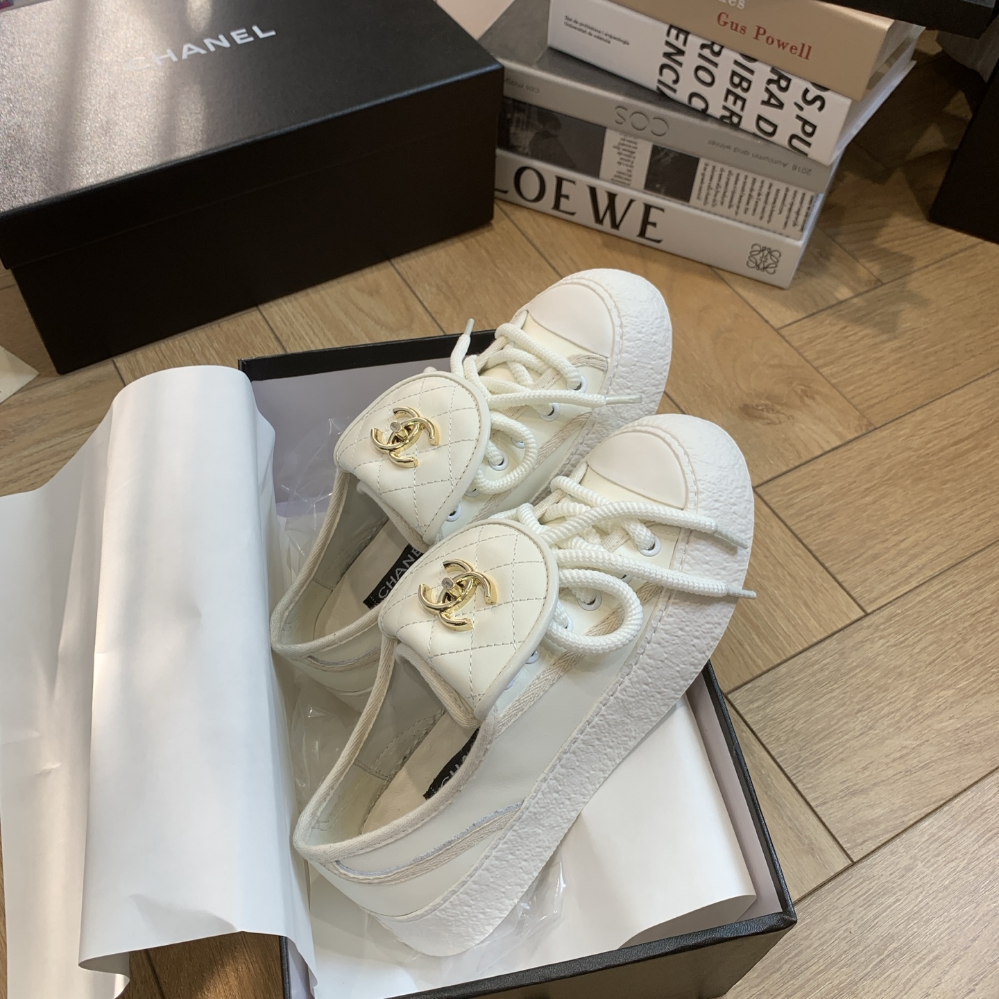 Chanel 2025 Spring/Summer Bookbag Buckle Canvas Casual Shoes and Slippers 4 i1743106955680 1269 0 1