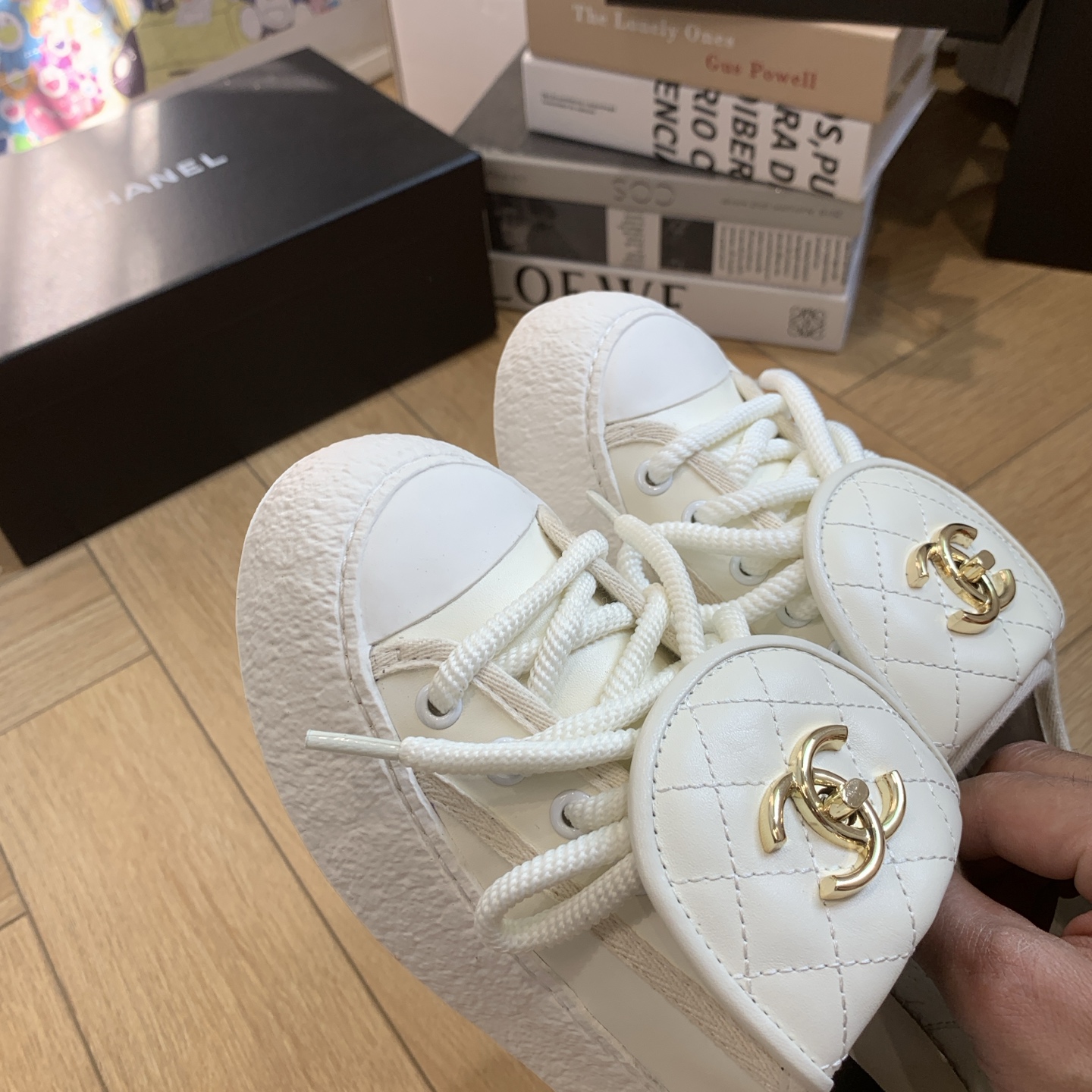 Chanel 2025 Spring/Summer Bookbag Buckle Canvas Casual Shoes and Slippers 7 i1743106955705 2852 0 5