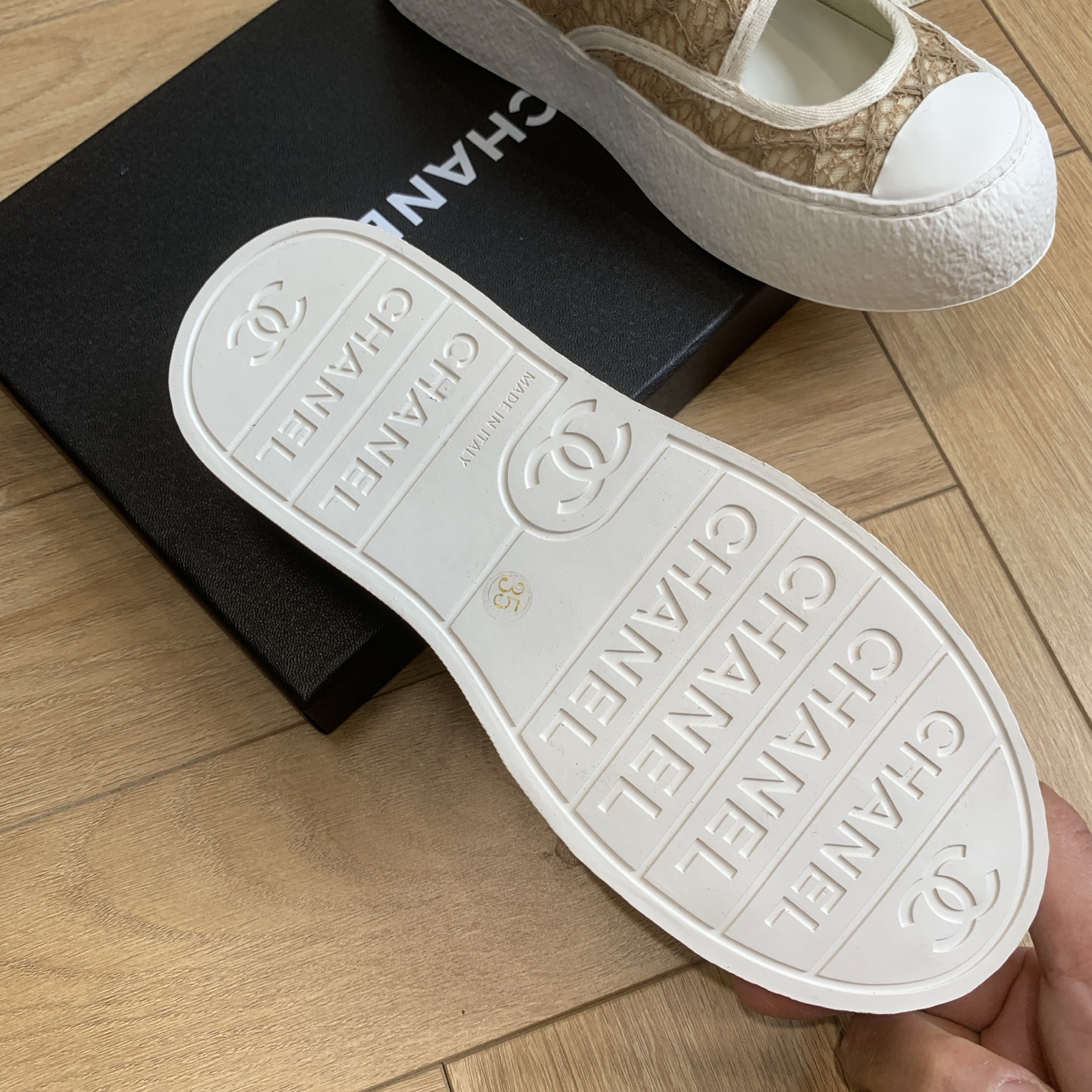 Chanel Women's 24P Lace and Fabric Mule Sneakers with CC Accent 10 i1744921829059 1823 0 7