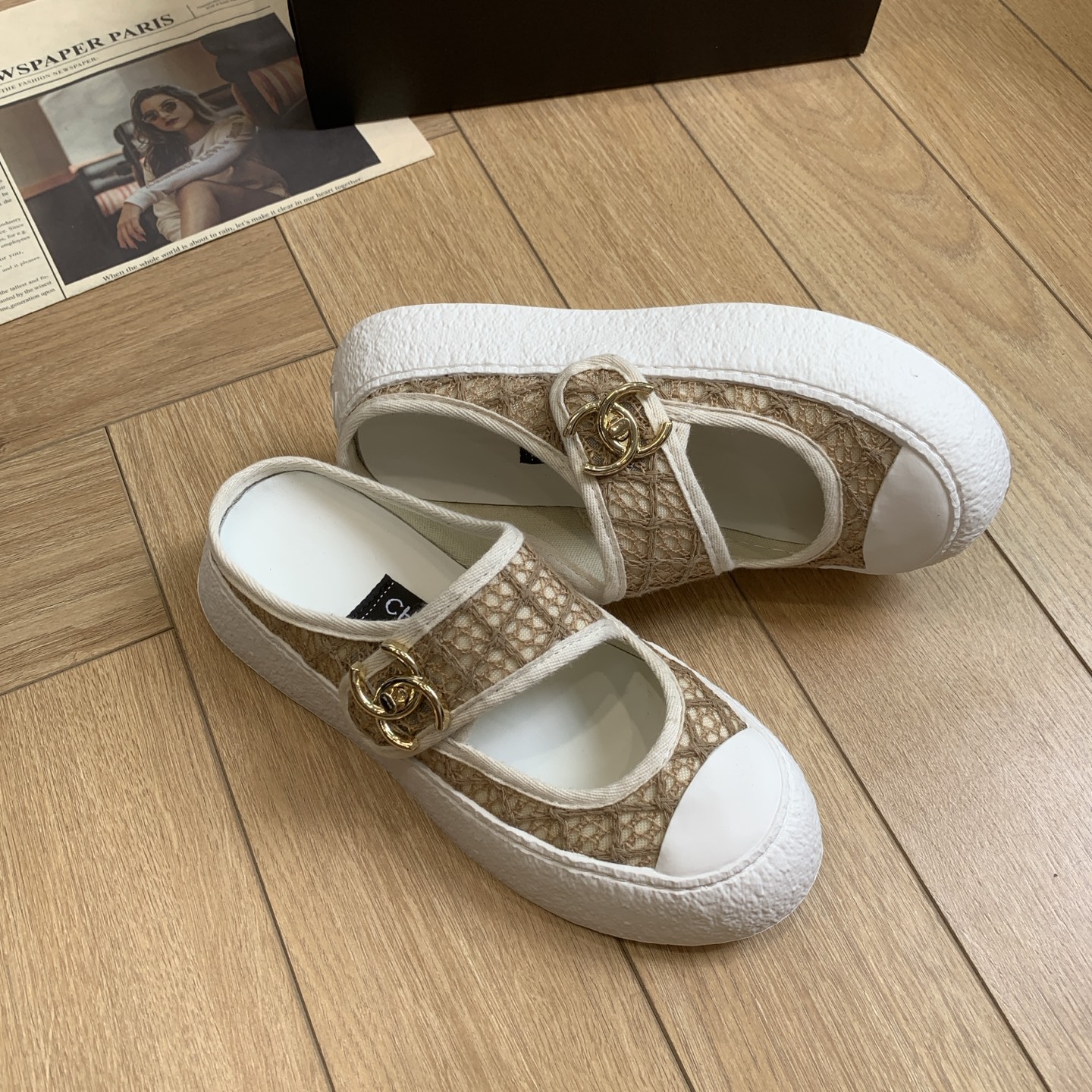 Chanel Women's 24P Lace and Fabric Mule Sneakers with CC Accent 5 i1744921829954 9328 0 1