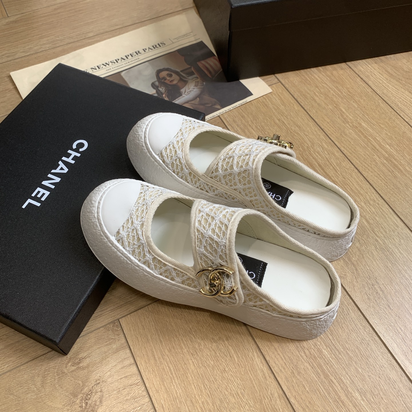 Chanel 24P Lace-Up Mules: Stylish, Comfortable, and Chic Shoes for Women 1 Chanel 24P Lace-Up Mules: Stylish, Comfortable, and Chic Shoes for Women