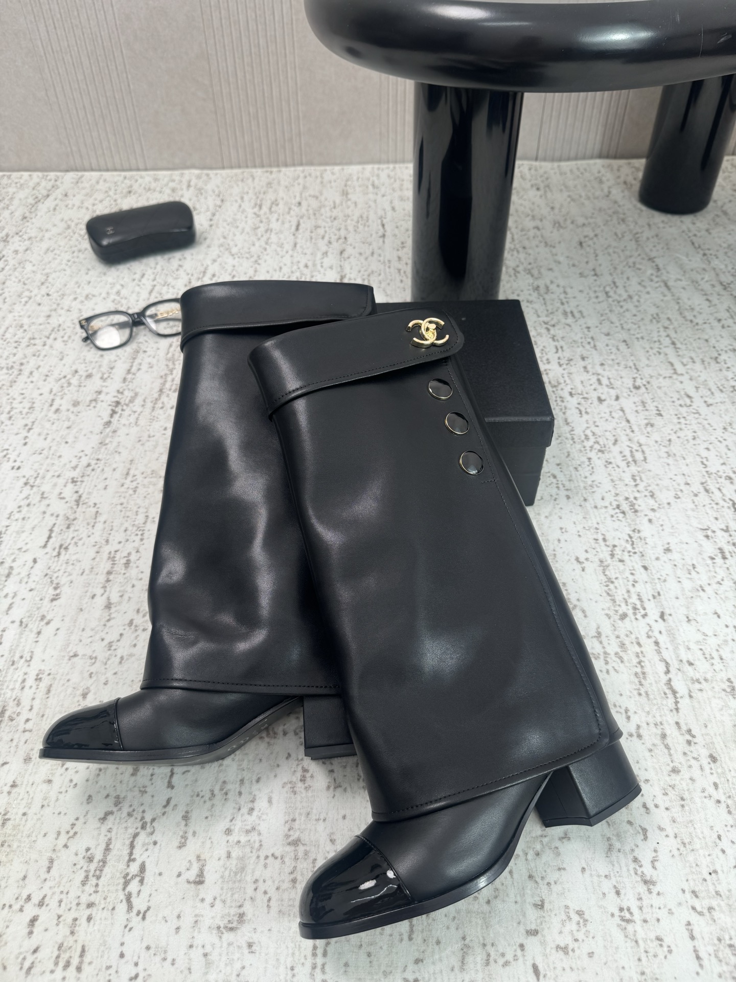 Black Tall Boots