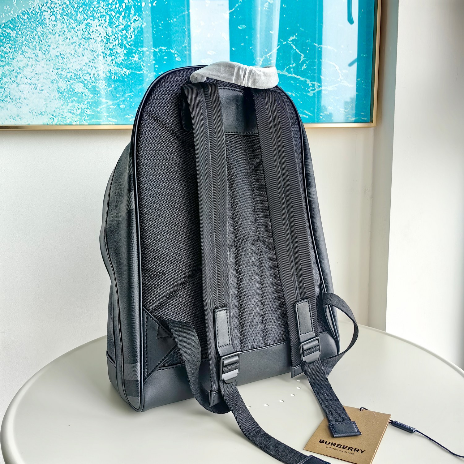 Burberry backpack Charcoal grey check everyday