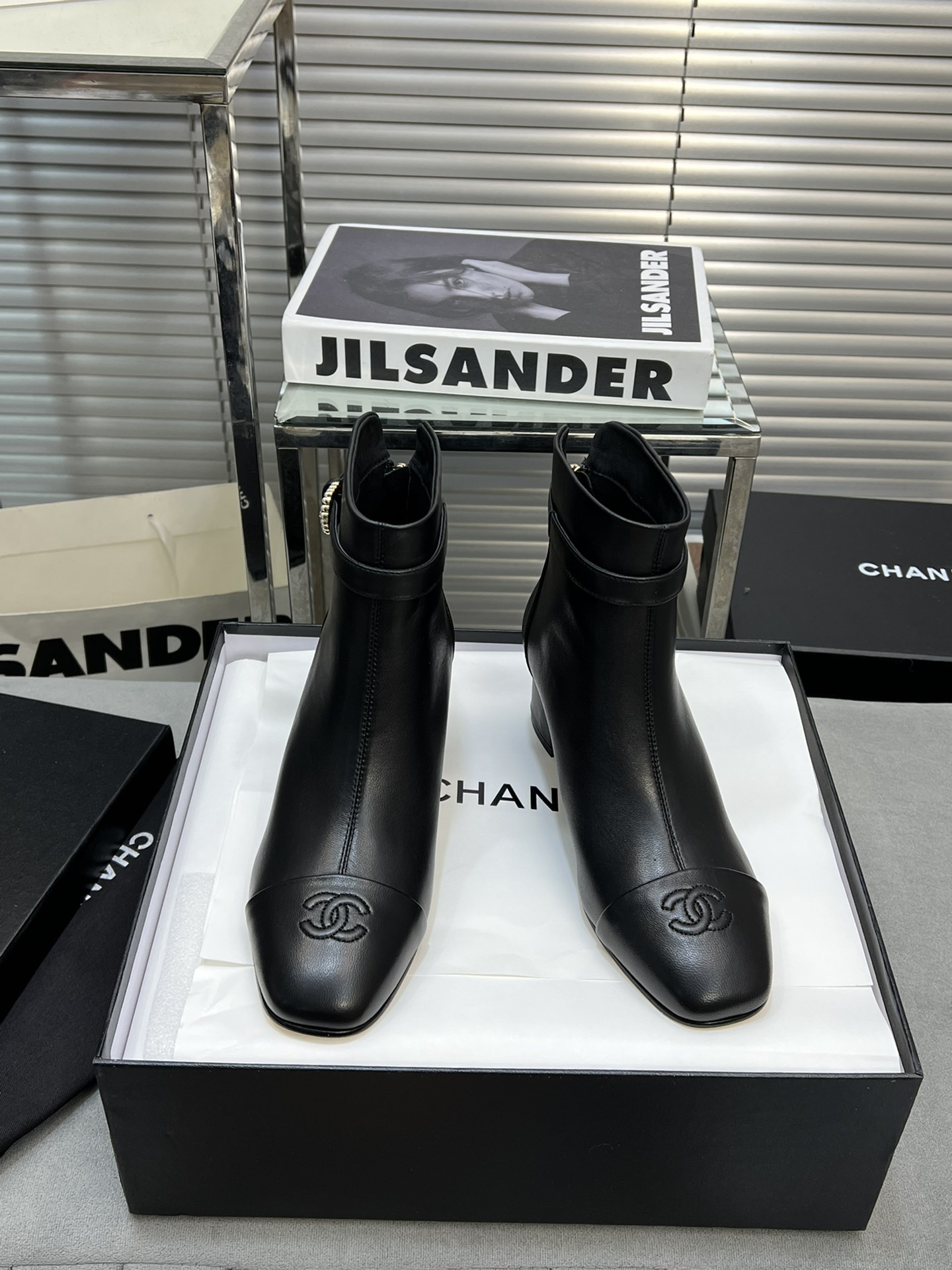 Chanel Short Boots Replcia Cheap
 Genuine Leather Sheepskin
