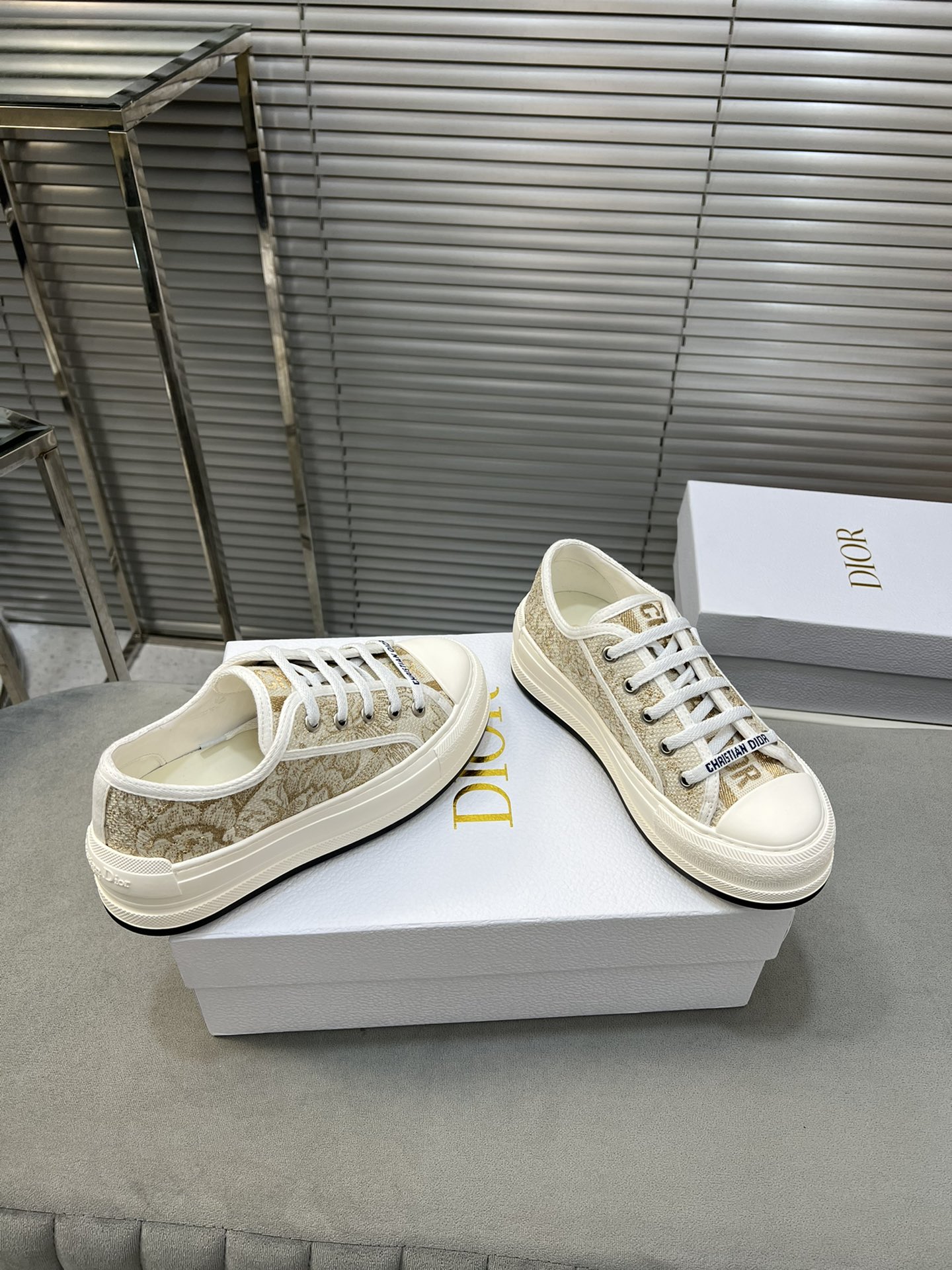 Dior Walk'n'Dior Embroidered Canvas Sneakers with Chunky Sole 8 i1713339479 583 2