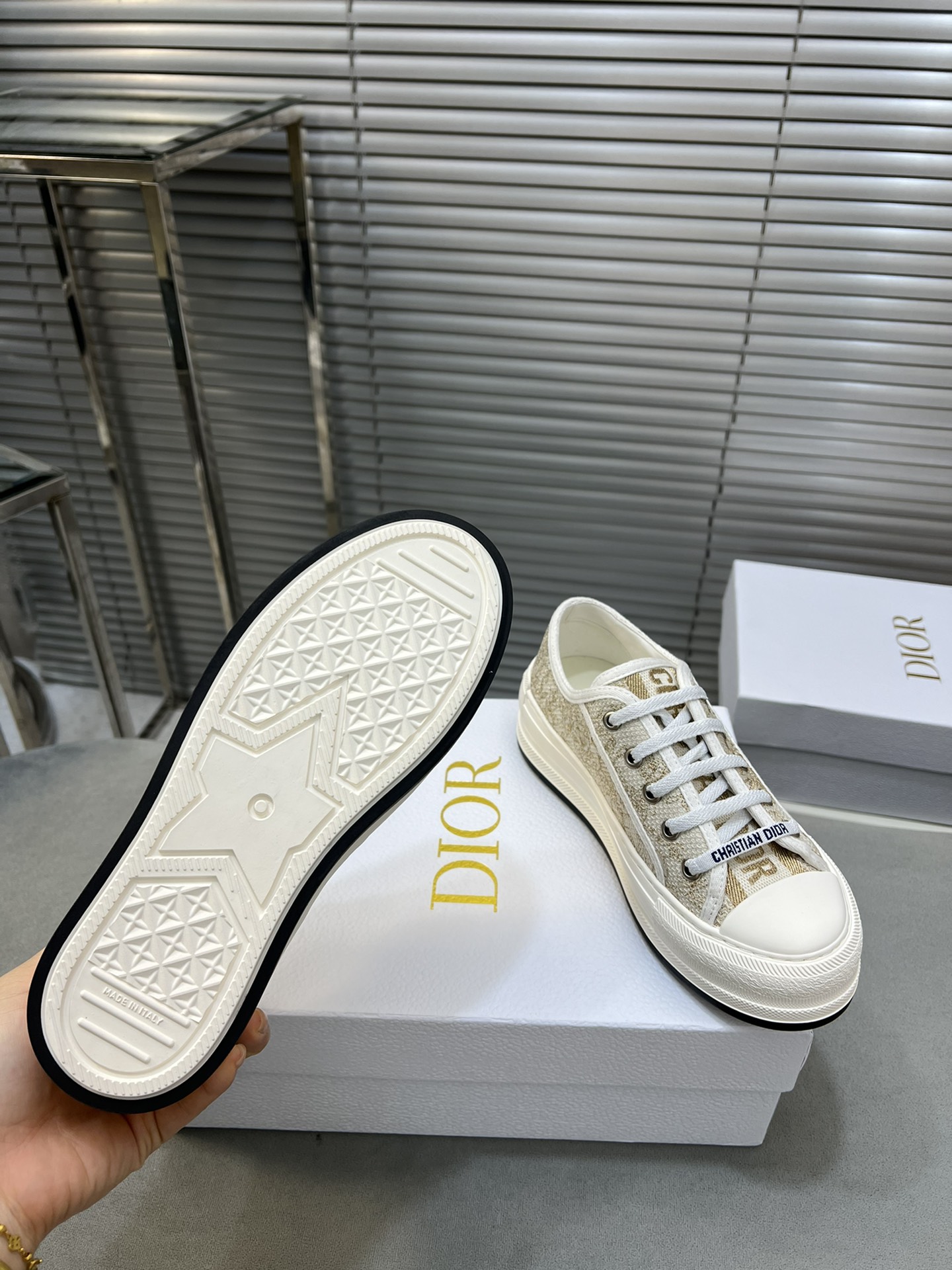Dior Walk'n'Dior Embroidered Canvas Sneakers with Chunky Sole 10 i1713339480 4552 8