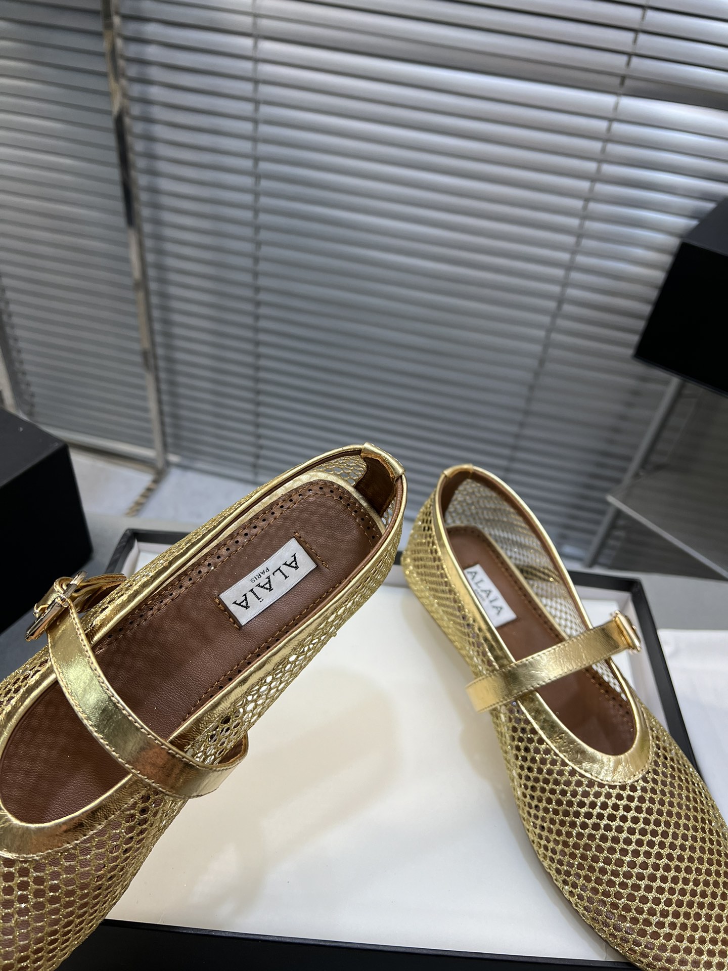 Alaia Ballet Flats: Stylish, Comfortable, Sheepskin, Rubber Sole, Top Market Quality. - 图片 8