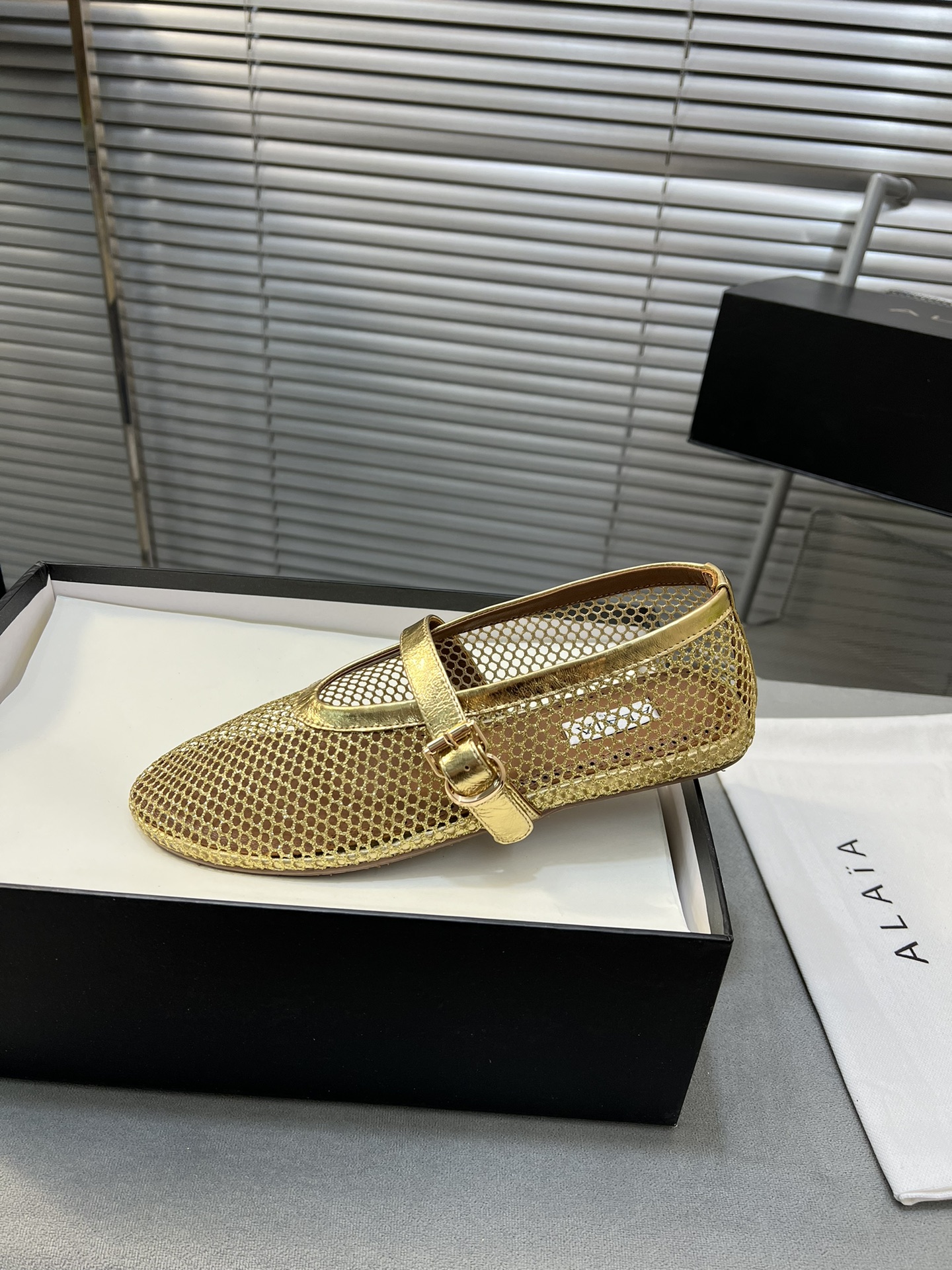 Alaia Ballet Flats: Stylish, Comfortable, Sheepskin, Rubber Sole, Top Market Quality. - 图片 6
