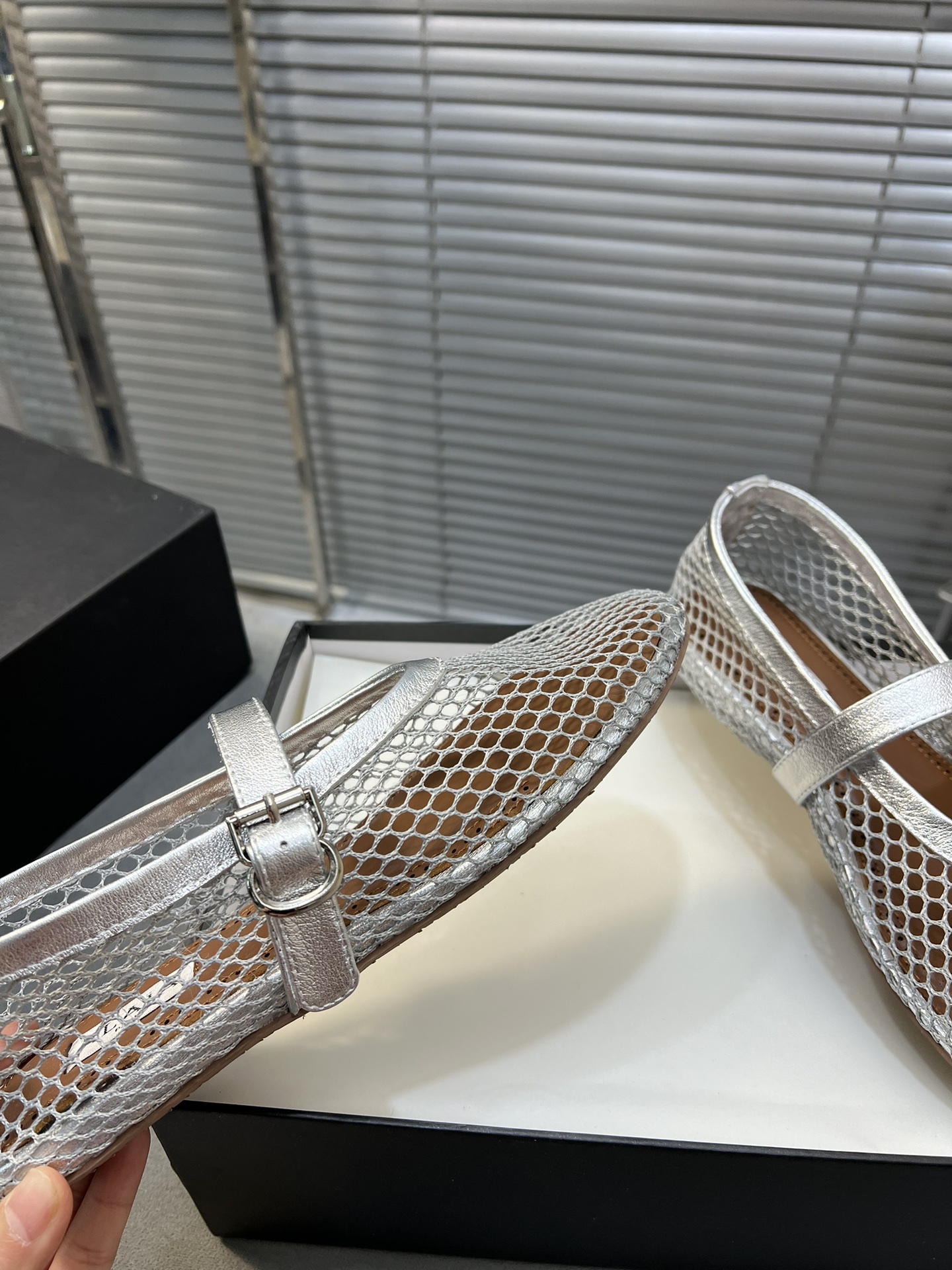 Alaia Ballet Flats: Sheepskin, Rubber Sole, Simple Style, Top Market Quality. - 图片 7
