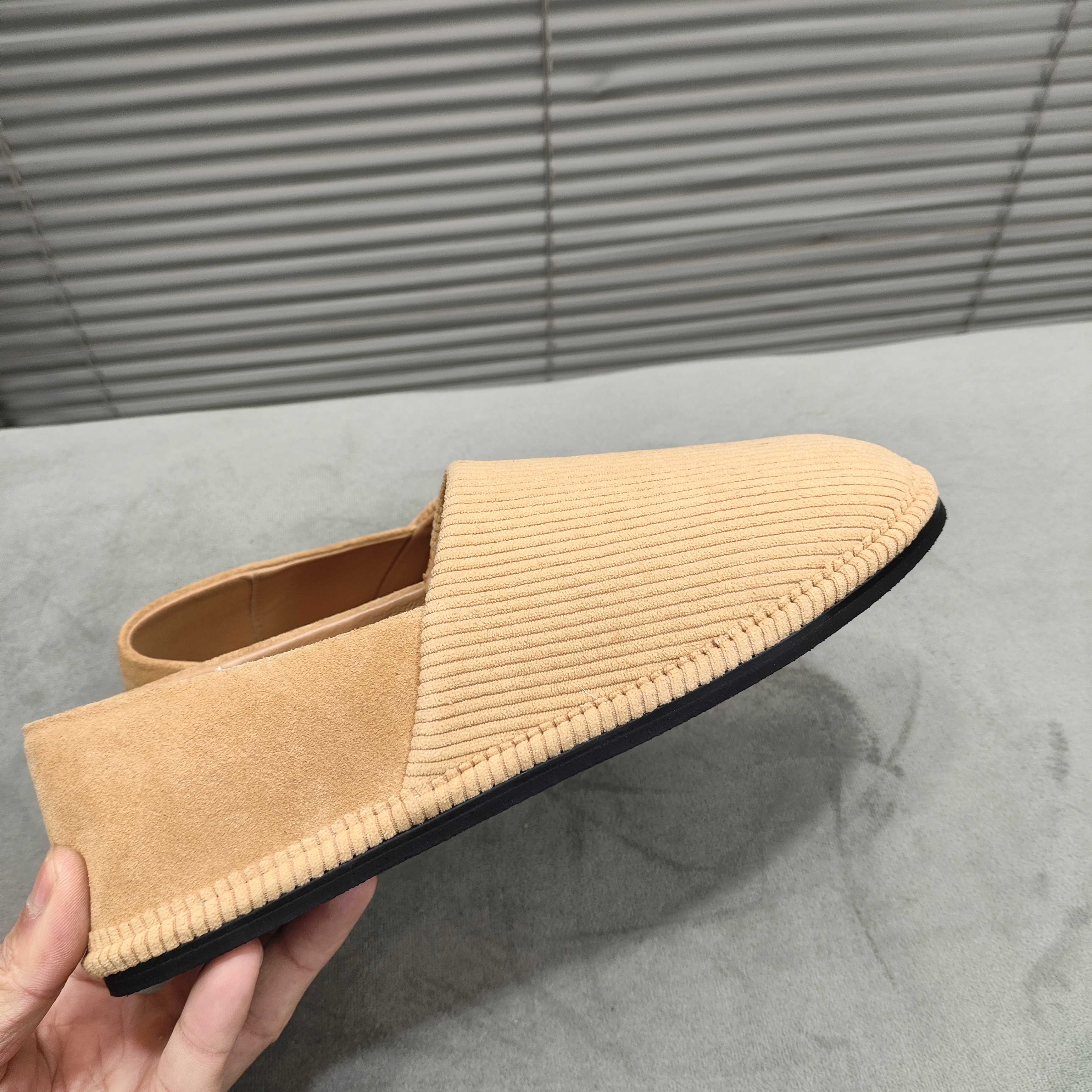JW Anderson Women's Simple Twill Loafers Slip-Ons - Beige, Round Toe 9 a1742369794926 4442