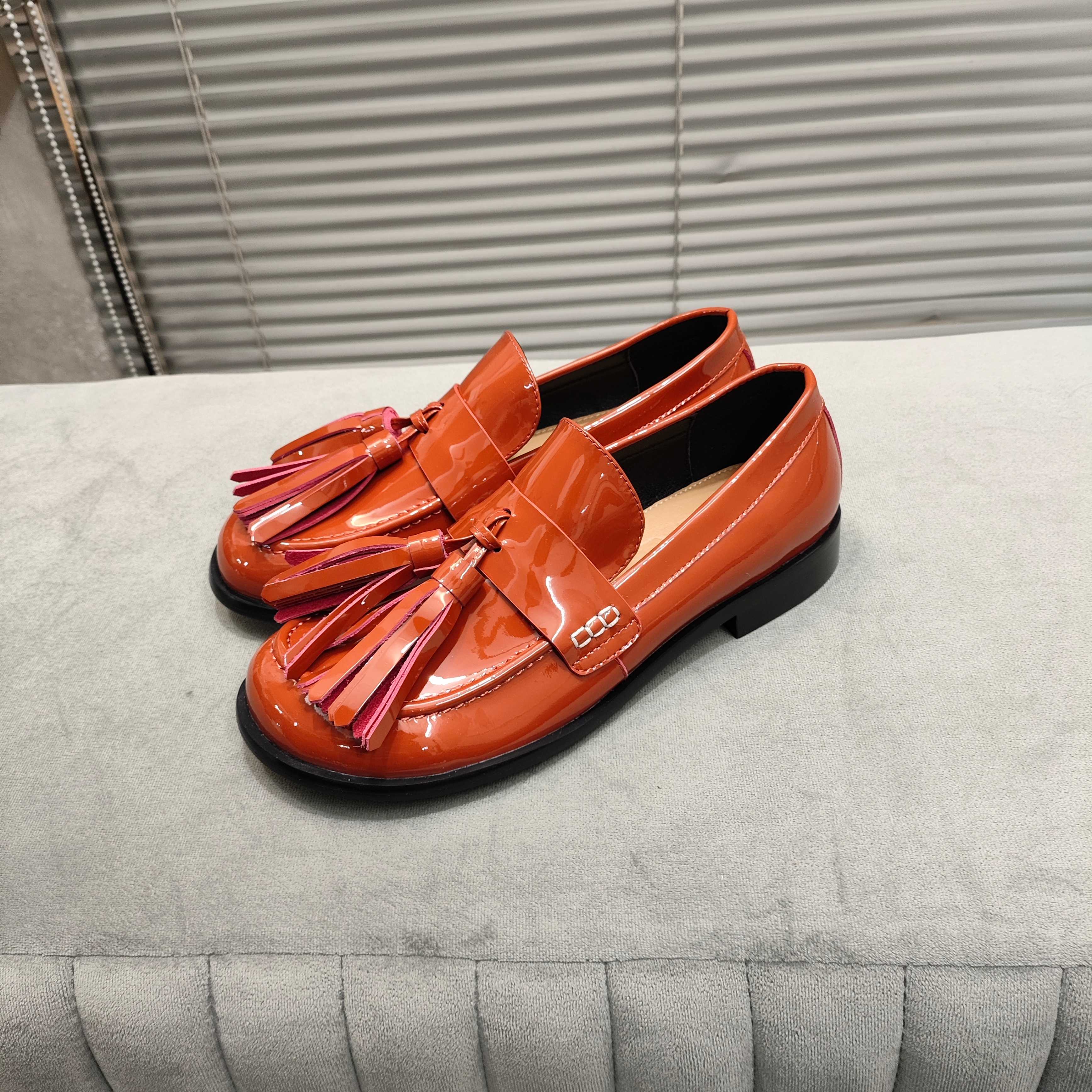 JW Anderson Women's Tassel Loafers Leather Slip-On Shoes 5 a1742370337985 0752