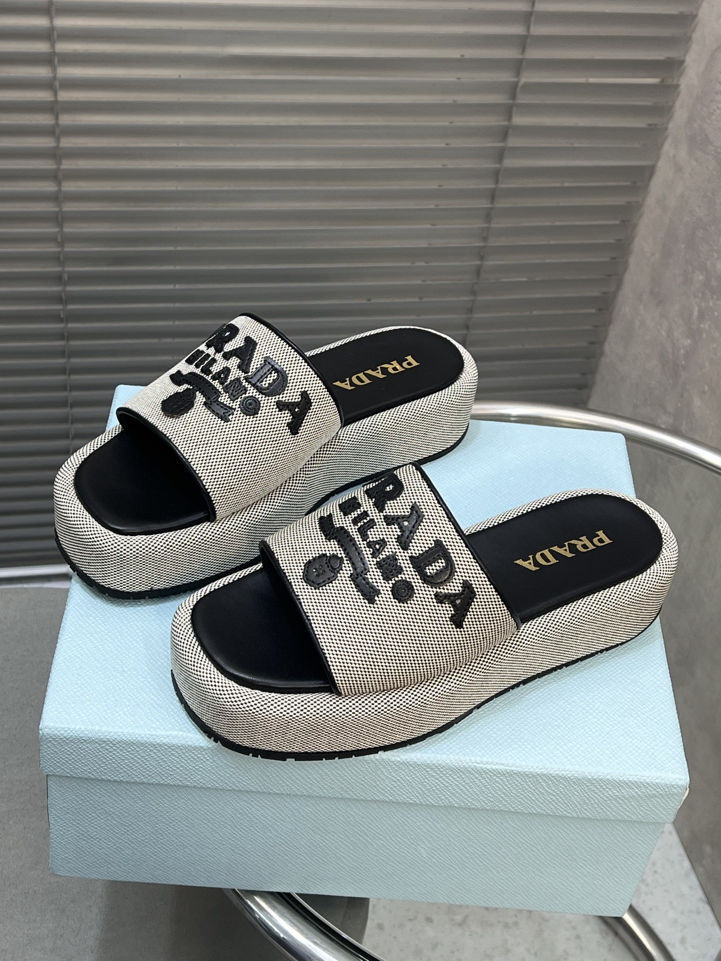 Prada Platform Slides - Comfortable & Stylish Women's Summer Sandals 6 i1745215750624 4263 0 3