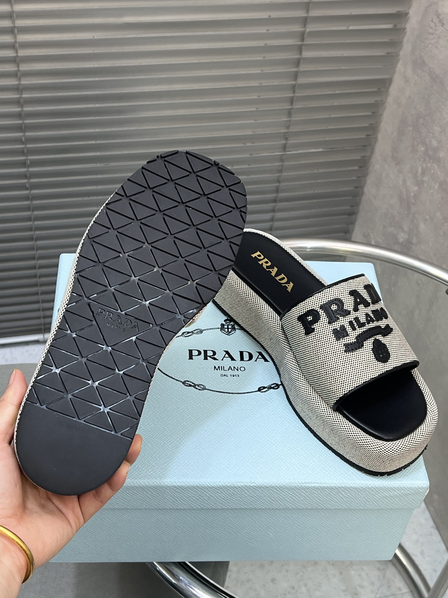Prada Platform Slides - Comfortable & Stylish Women's Summer Sandals 10 i1745215750639 4237 0 8